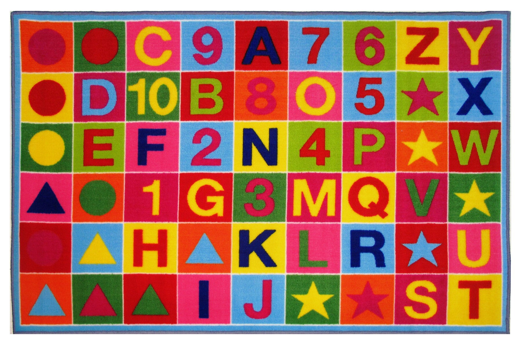 Fun Rugs FT-150 3958 Fun Time 3 X 4 (ft) Multi-color Indoor Area Rug