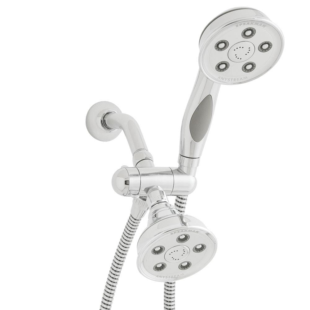 Classic Chrome Pulse Multi-Head Handheld Showerhead