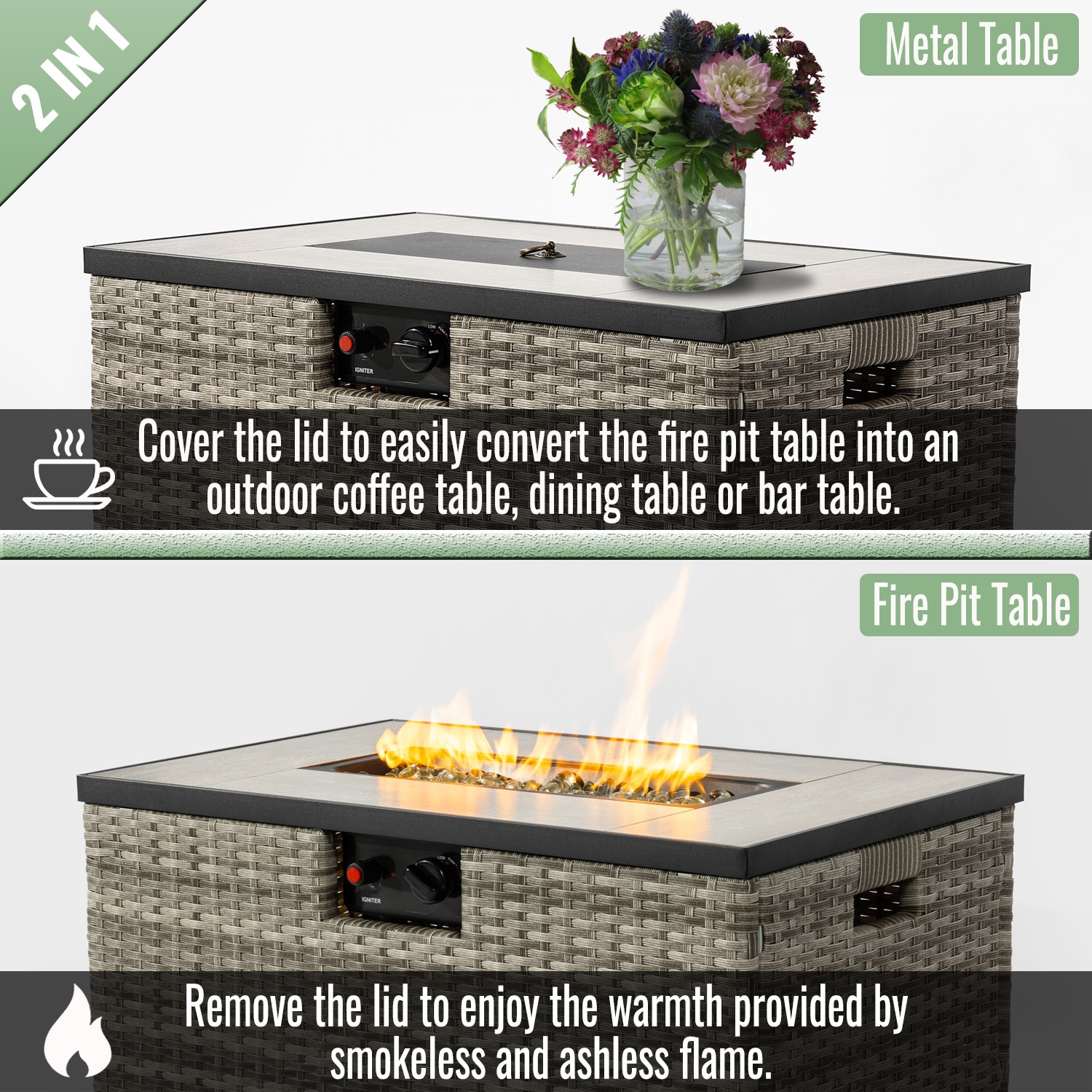 TATAHANCE XW85332PGFPT2P Outdoor-Gas-Firepits - View #4