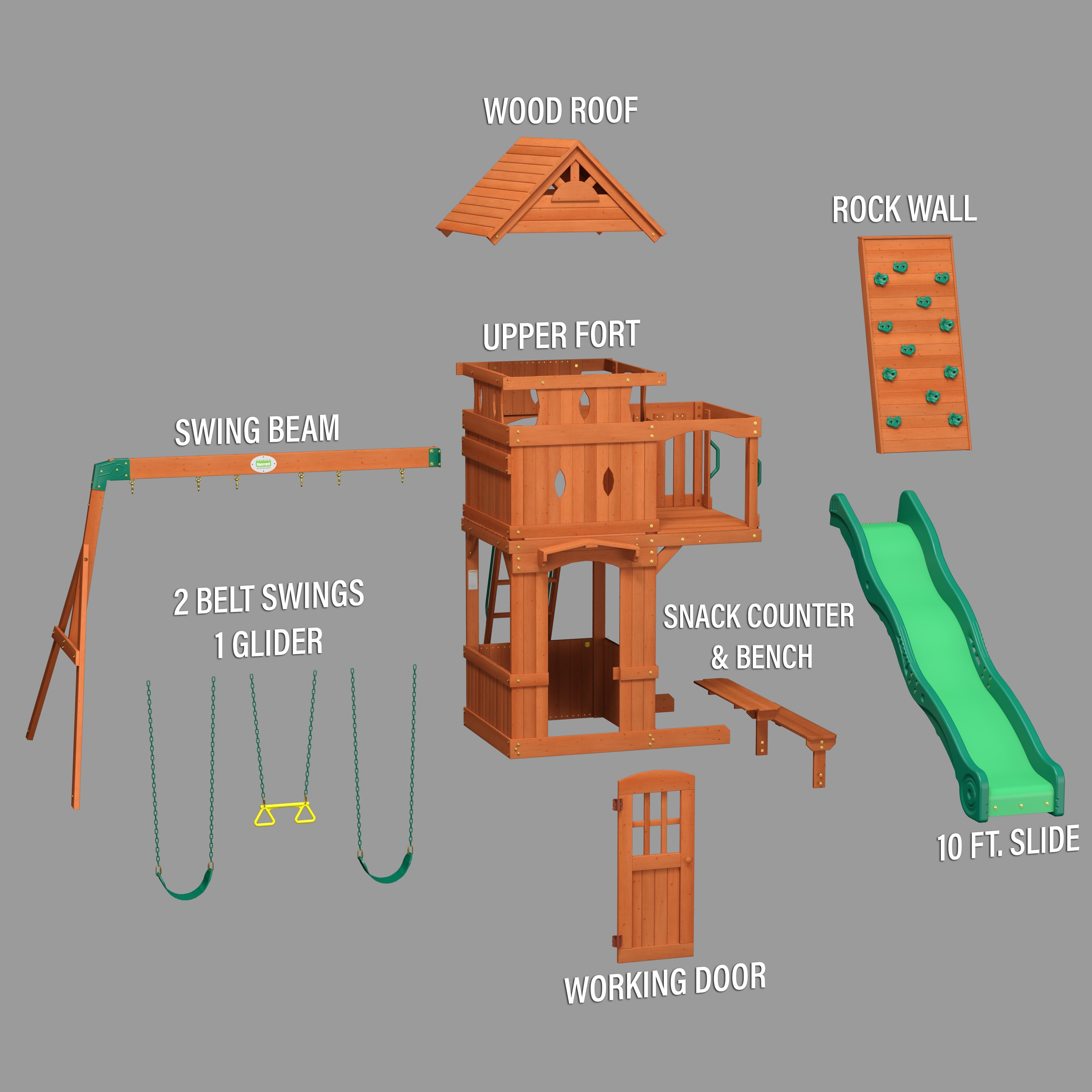 Backyard Discovery 6012COM Wood-Playset-Kits - View #8