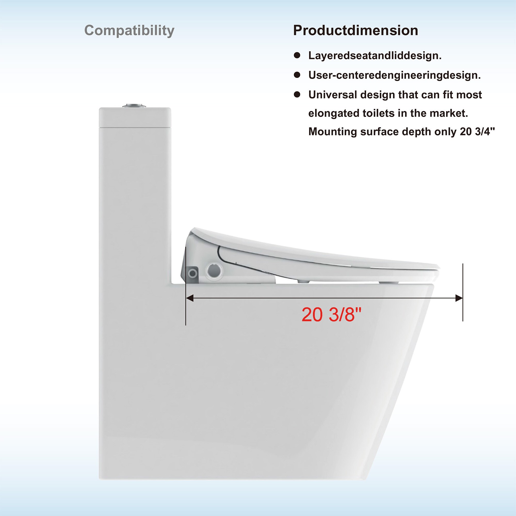 Woodbridge LBID02 Bidet-Attachments - View #3