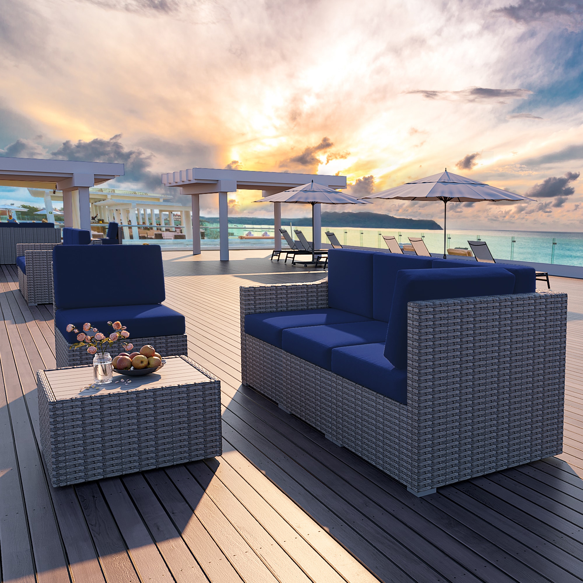  EL-SF5-GT-WL3 Patio-Sofas-Daybeds - View #7