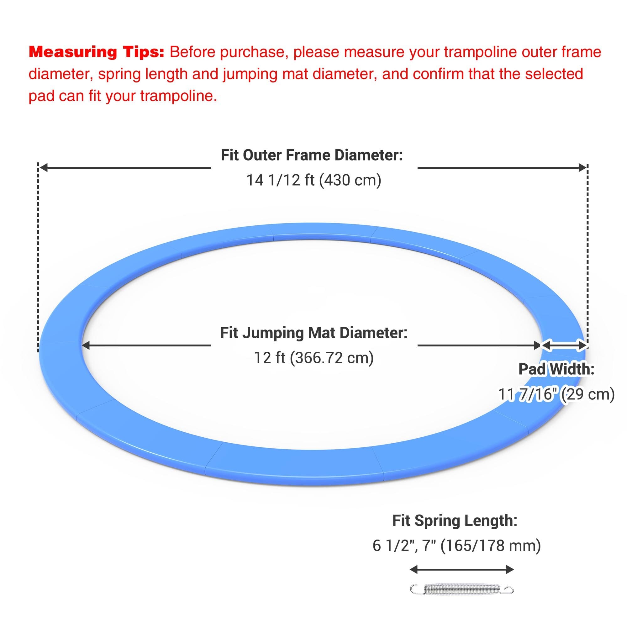 Yescom 09TSP004-14F-03.V-LO Trampoline-Accessories - View #2