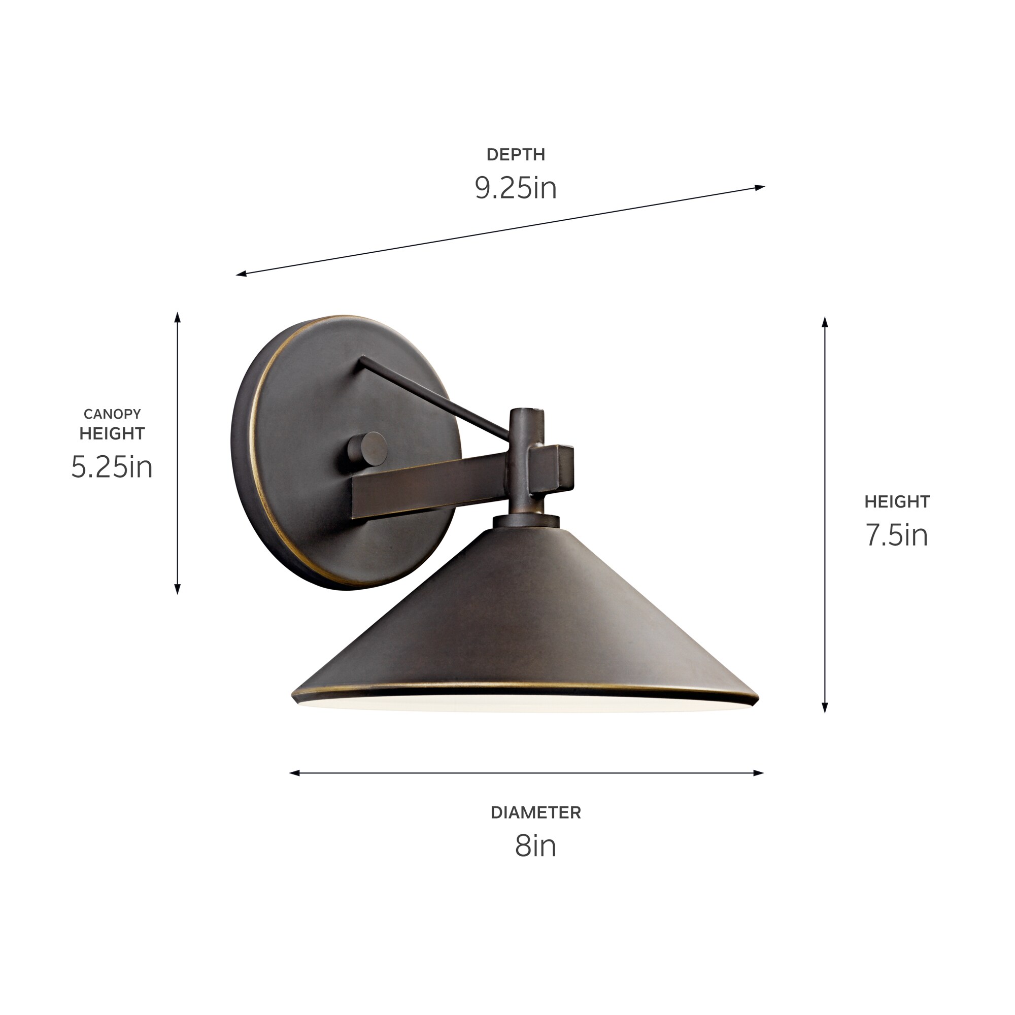 Kichler 49059OZ Outdoor-Wall-Lighting - View #2