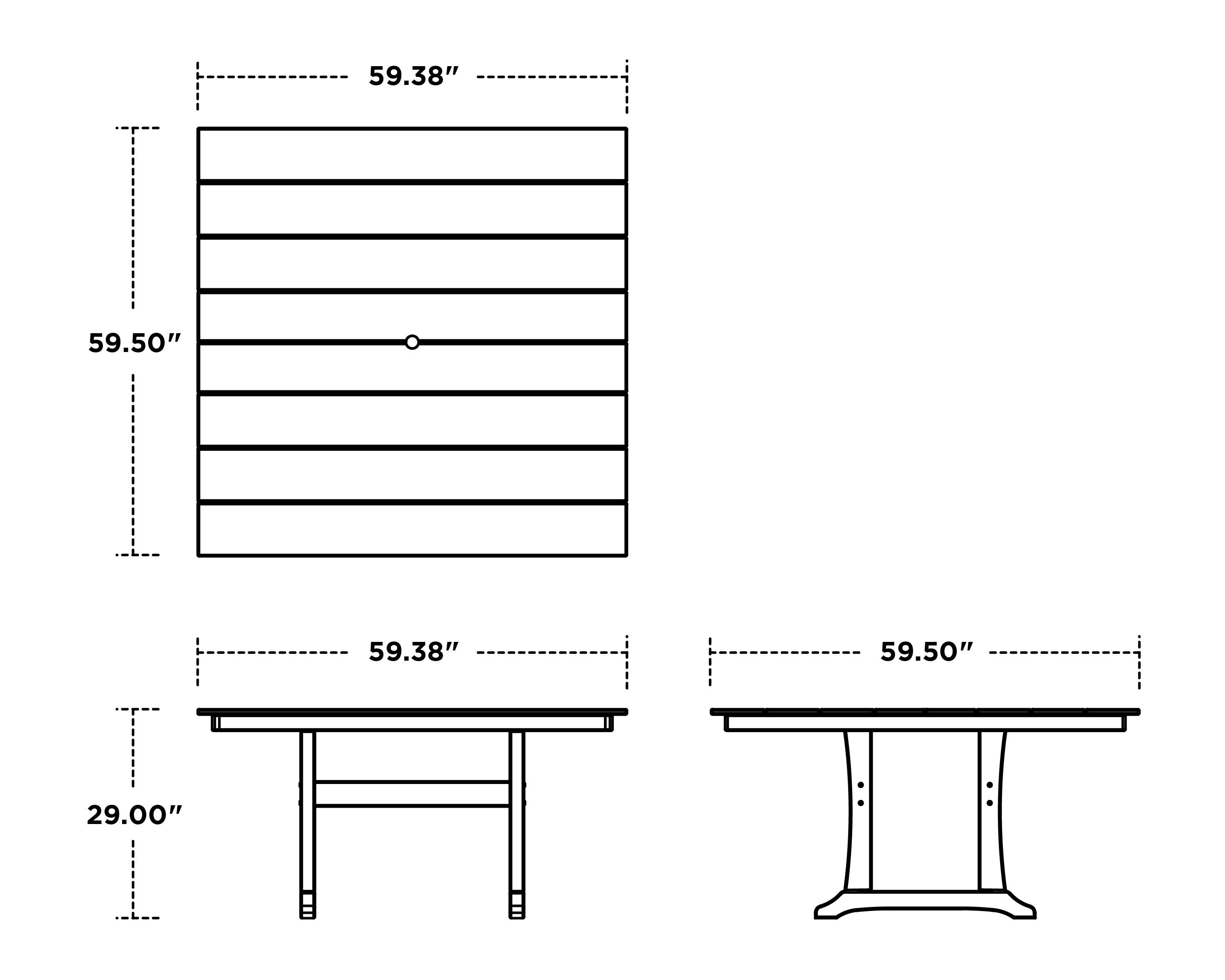 Trex Outdoor Furniture TXS2034-1-RC Patio-Dining-Sets - View #10
