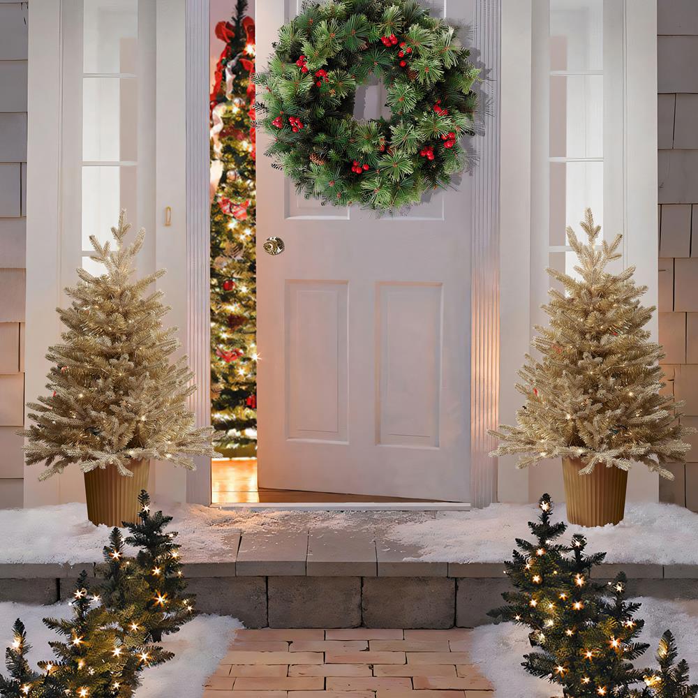 LuxenHome WHAP2554 Artificial-Christmas-Trees - View #7