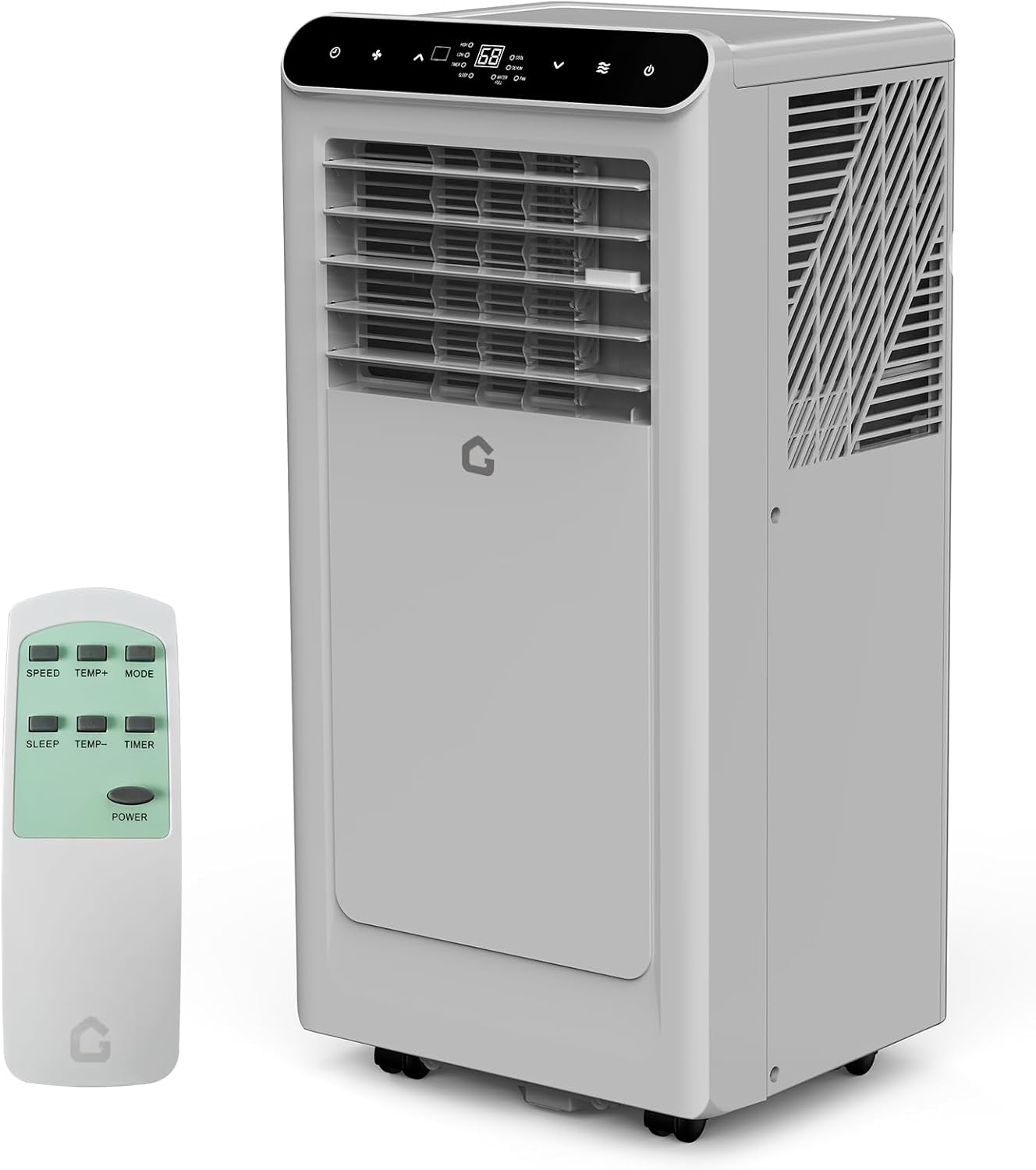 Qeetex BBJ-PHK337F8P6C 8000 BTU Portable Air Conditioner 4 in 1 Cooling Fan Dehumidifier Heater with Remote Control