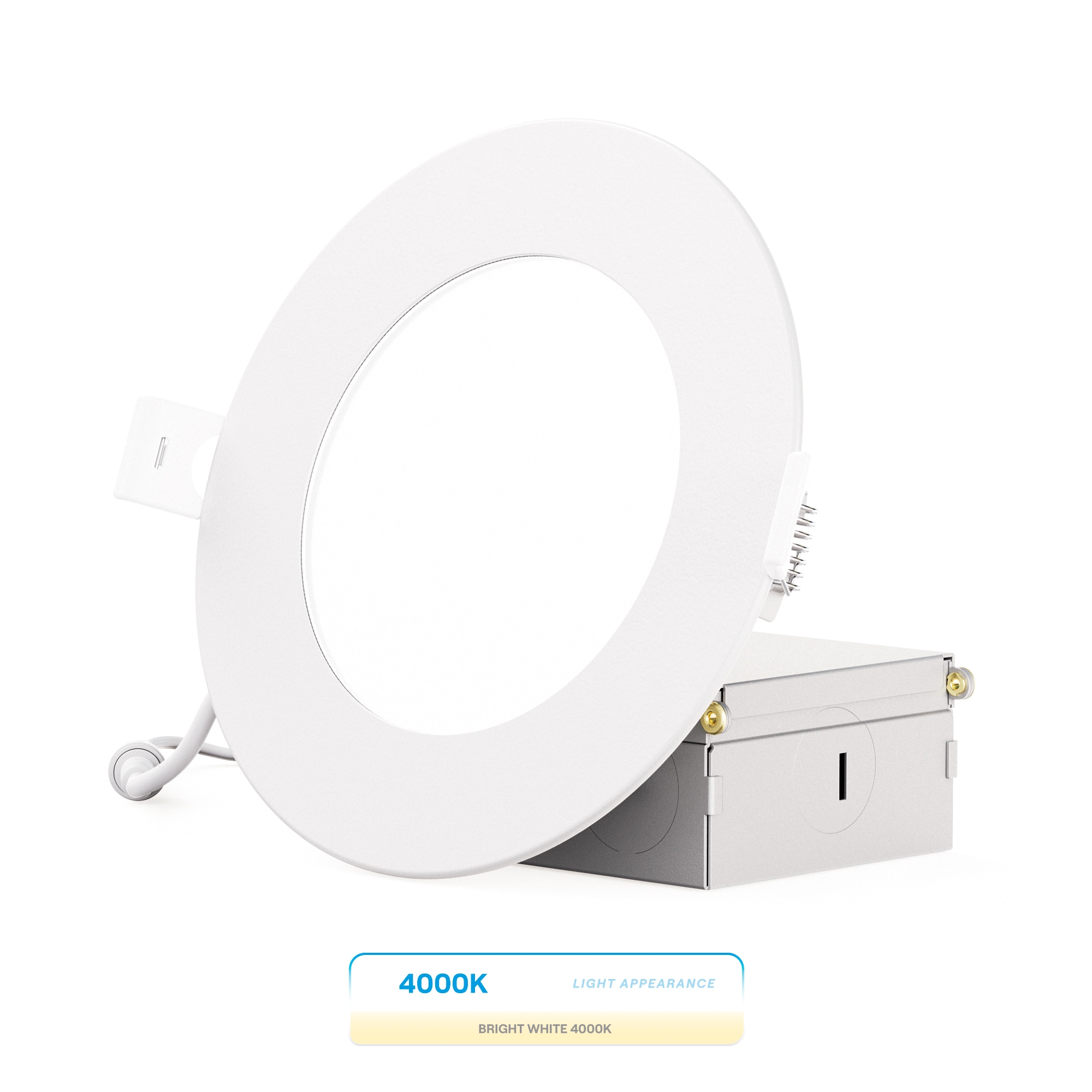 Infibrite IB-001-4-9W-HL Elite White 4-in 750 -Lumens Cool White Round Dimmable LED Canless Wet rated Recessed Downlight