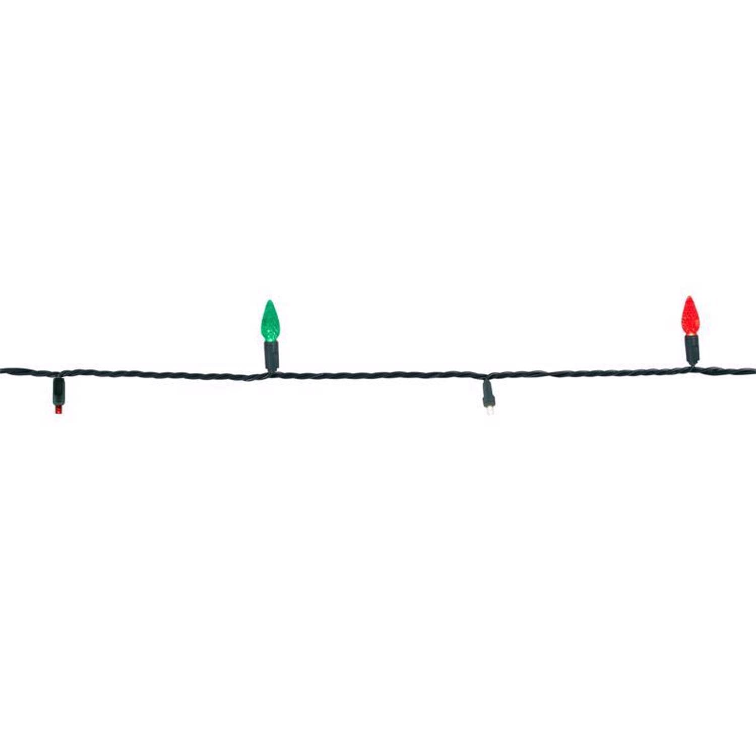 Celebrations Platinum LED C6 Red/Green/Pure White 50 ct String ...