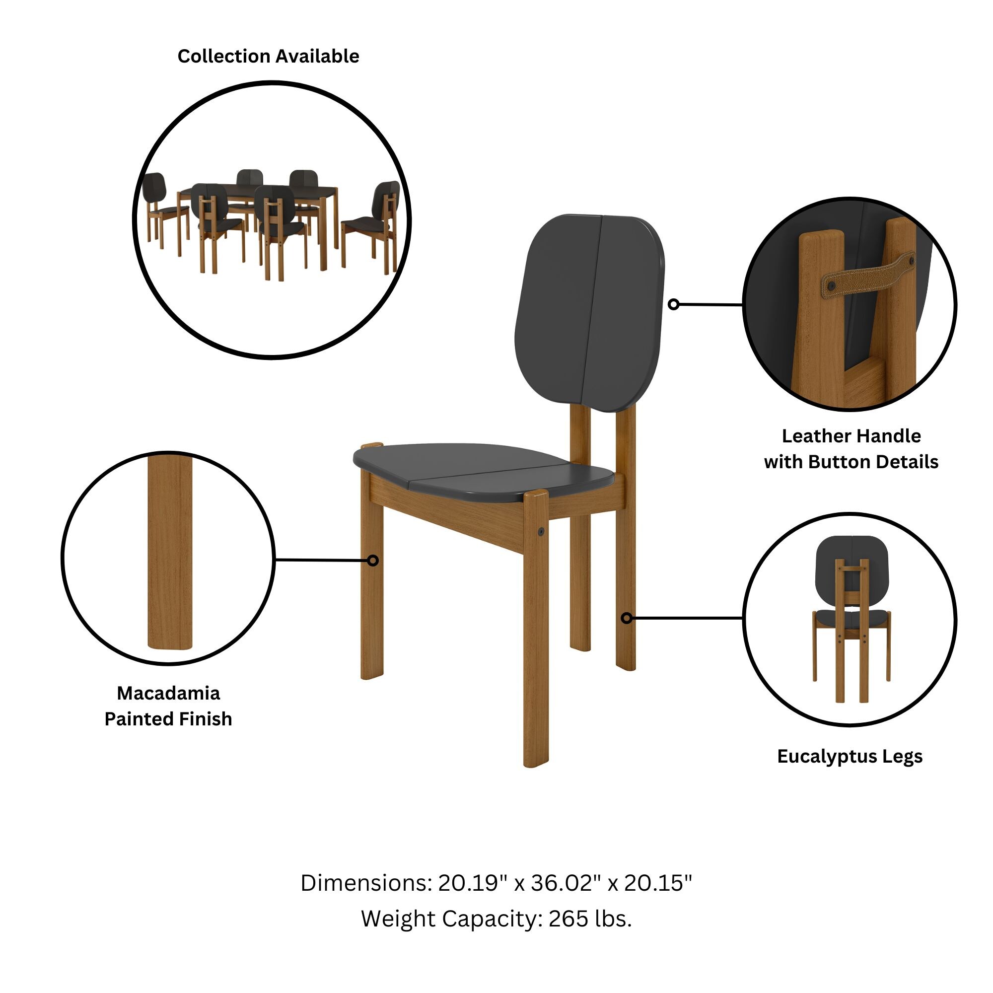 Manhattan Comfort DC-83938-BK Dining-Chairs - View #4