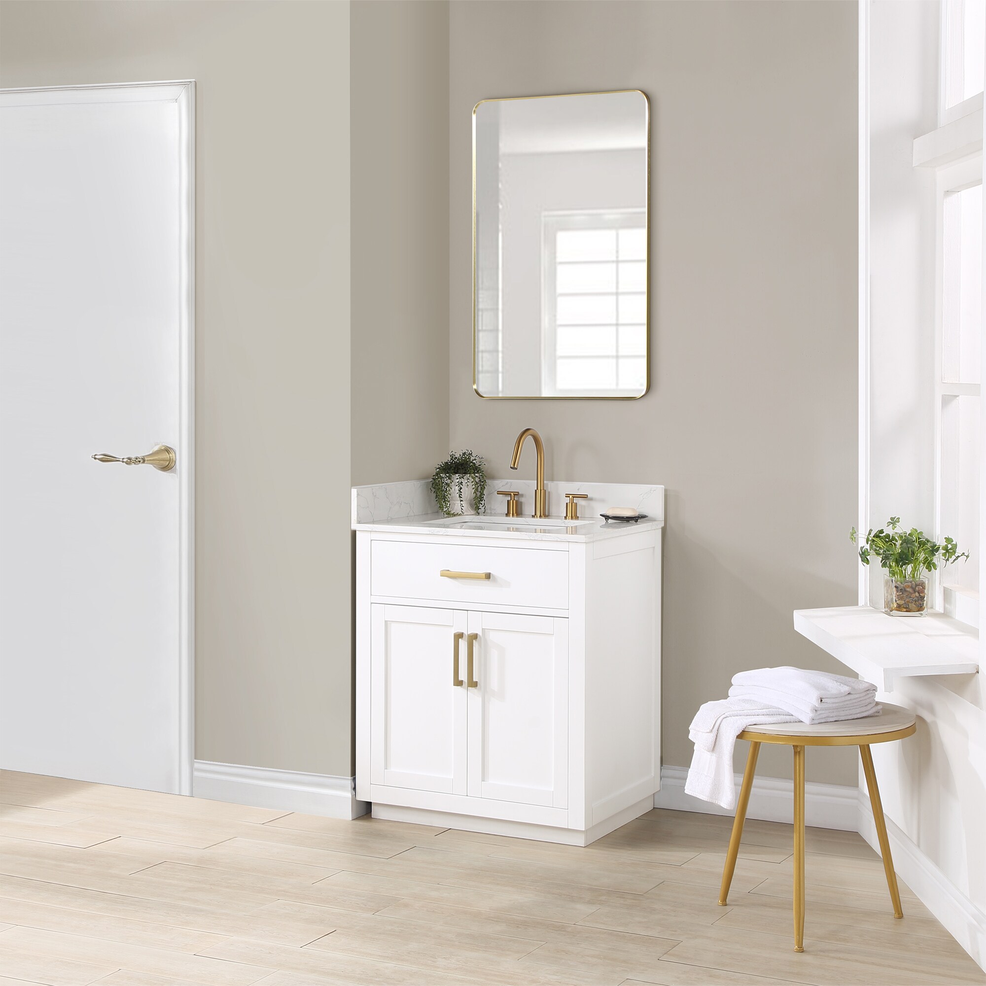 Altair 557030-WH-GW Bath-Vanity-Combo - View #2