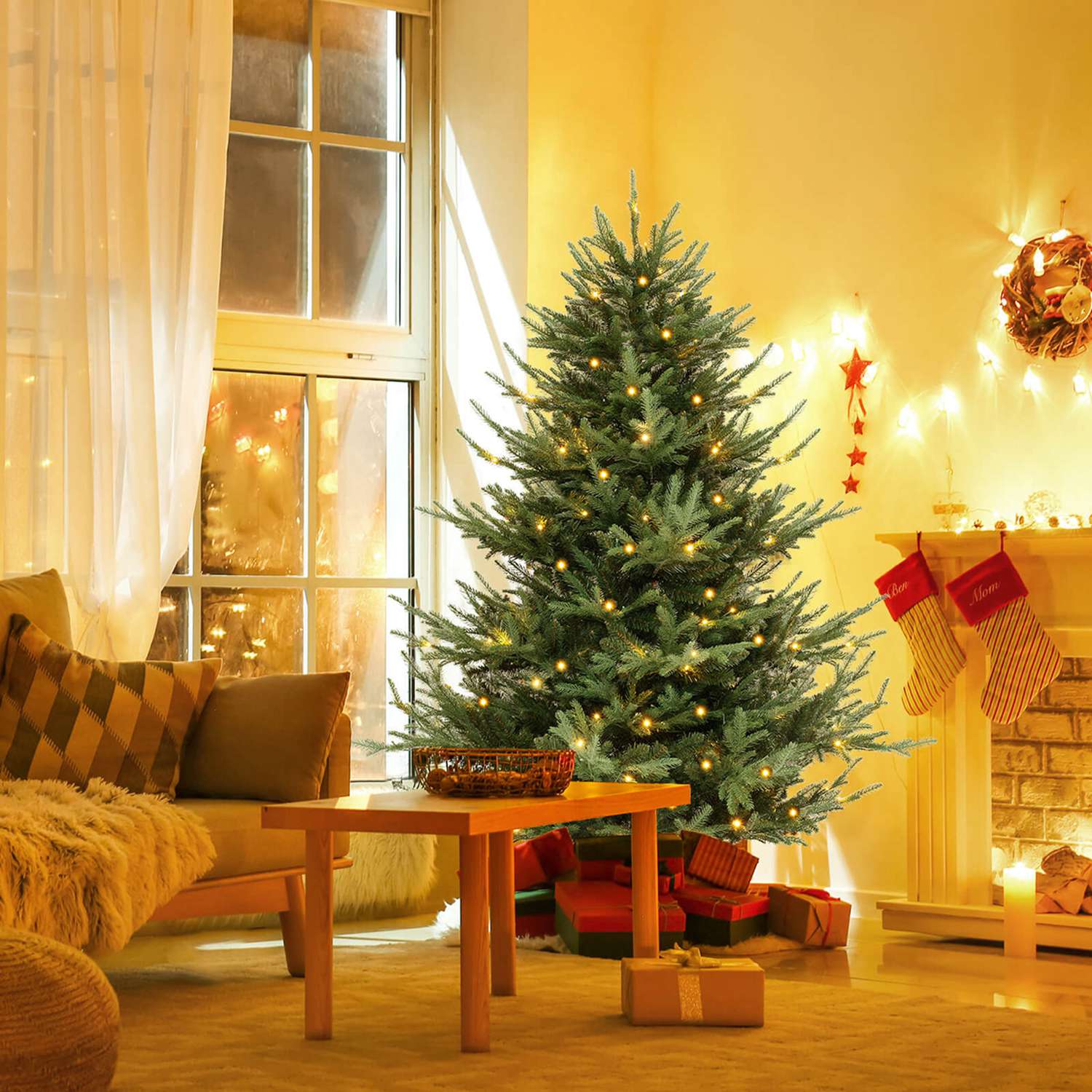 Costway CSHY002878 Artificial-Christmas-Trees - View #5