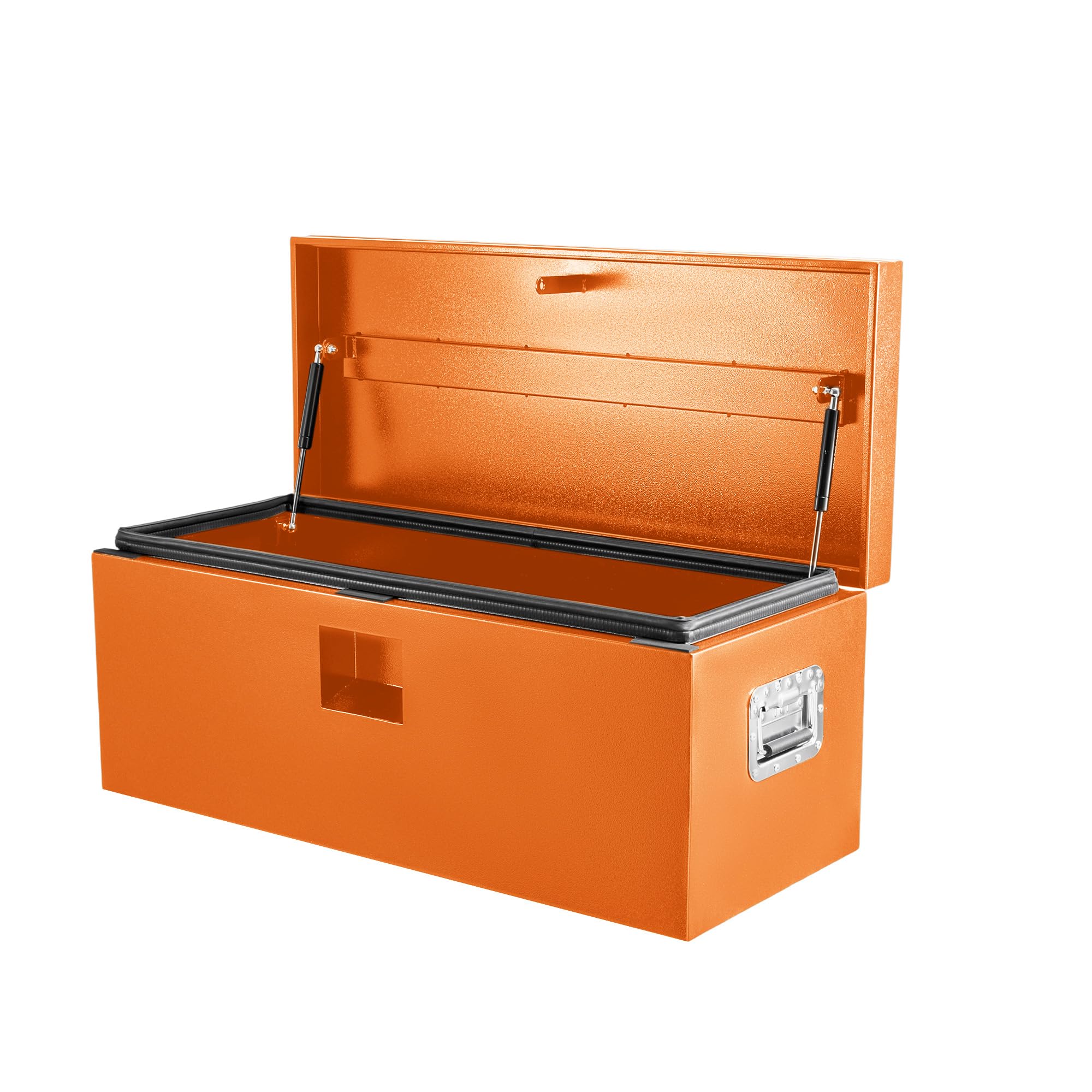 GarveeLife Steel Truck Bed Tool Box Trailer Tongue Box Truck Storage Organizer Tool Chest for Truck Bed RV Trailer 30x15x15 Inches Orange