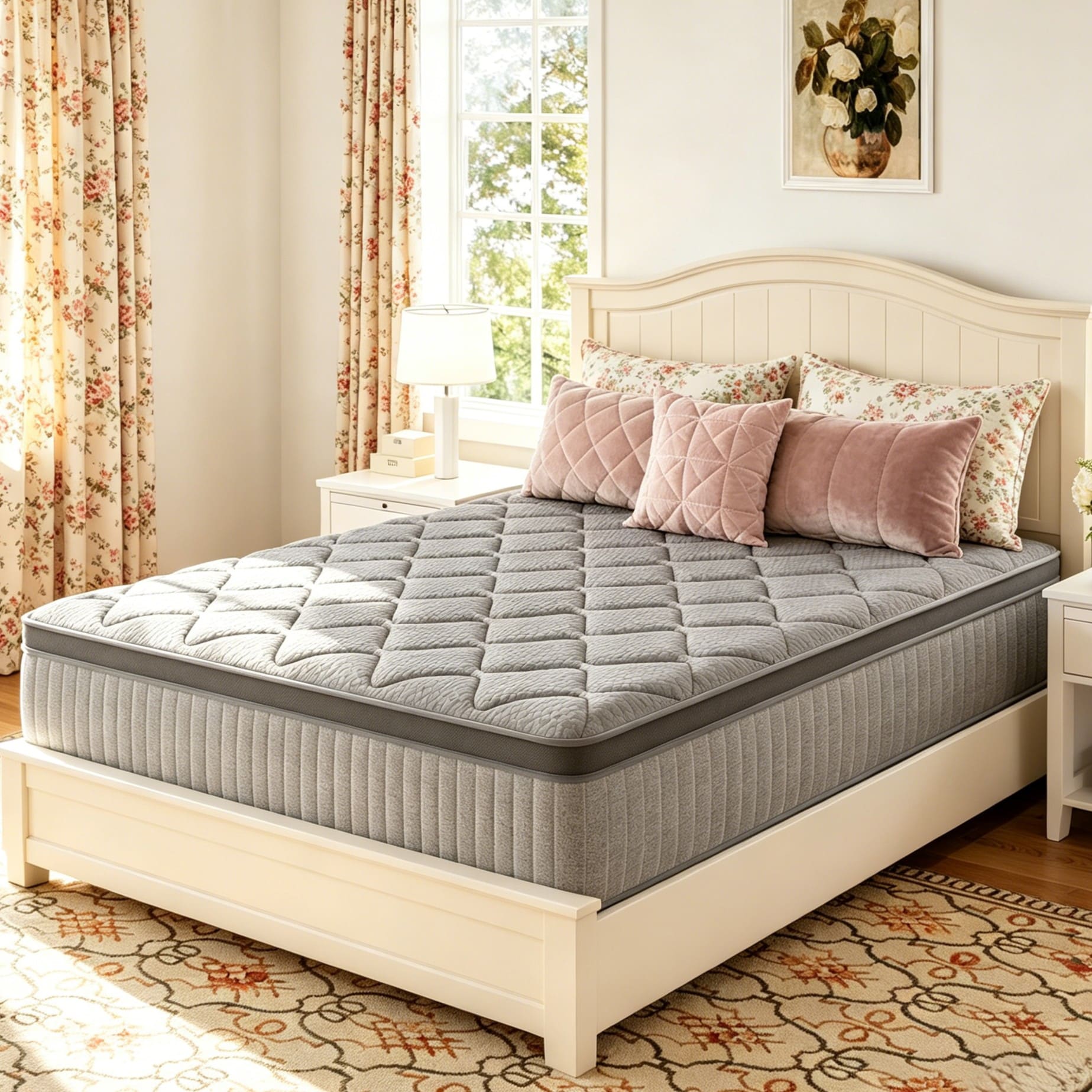 Avenco 10-in Medium Hybrid Memory Foam/Coil Blend Mattress in a Box