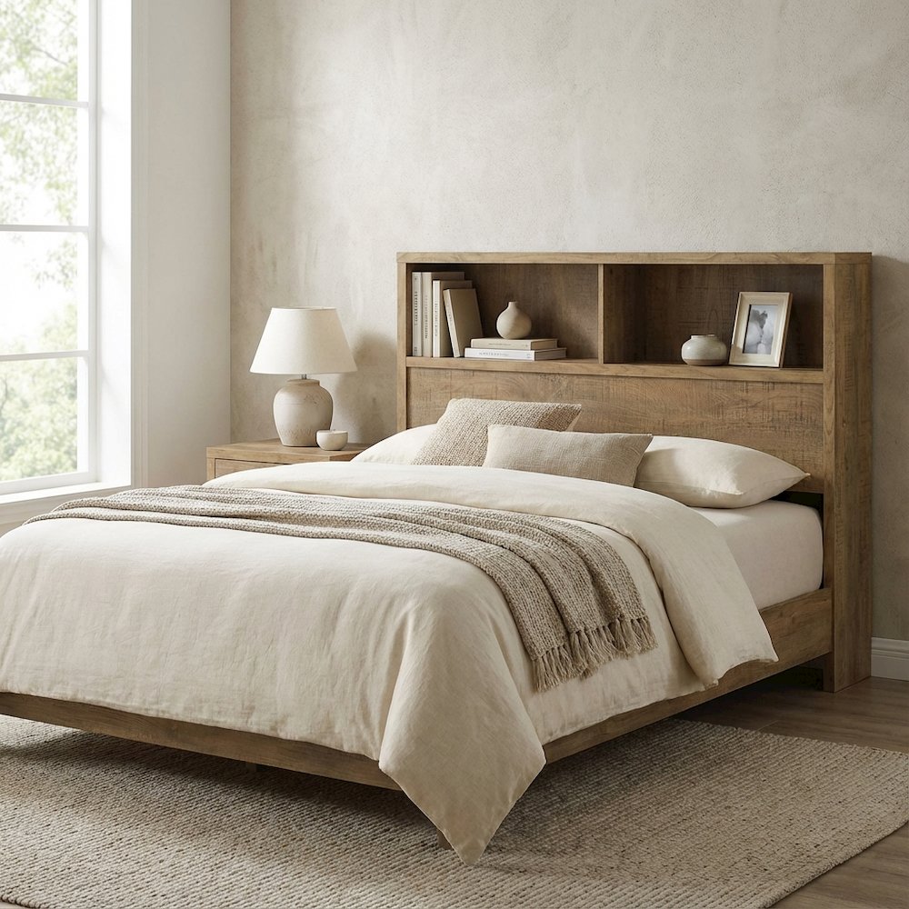 FurniFact BO3968927WHT Upholstered-Headboards - View #3