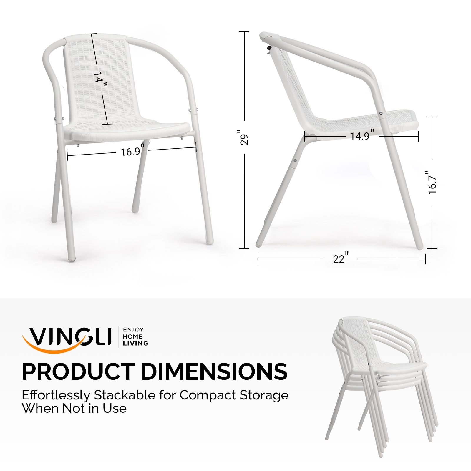 VINGLI LS-G56002036 Patio-Chairs - View #2