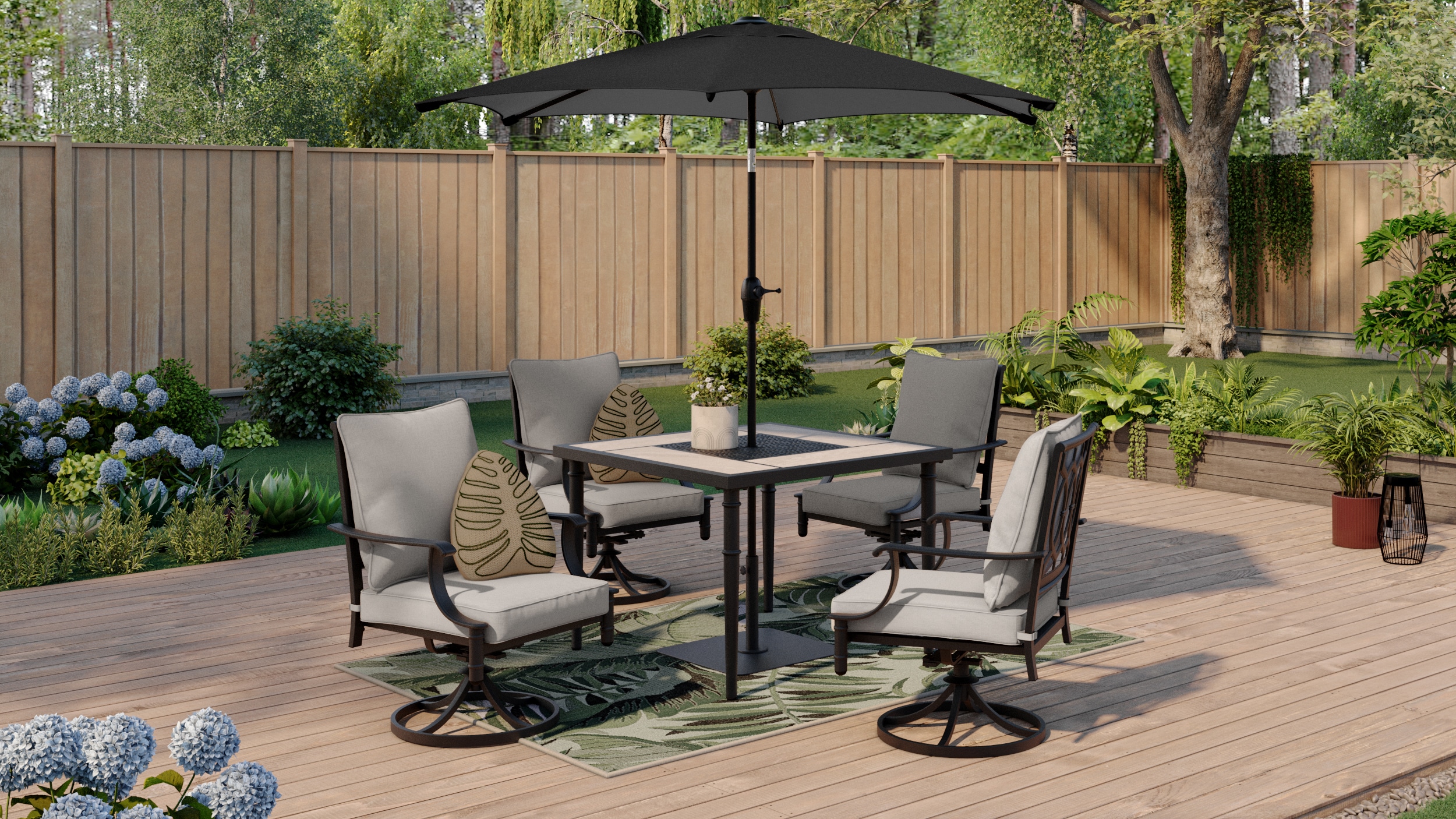 allen + roth LOS23006-DT39391 Patio-Tables - View #6