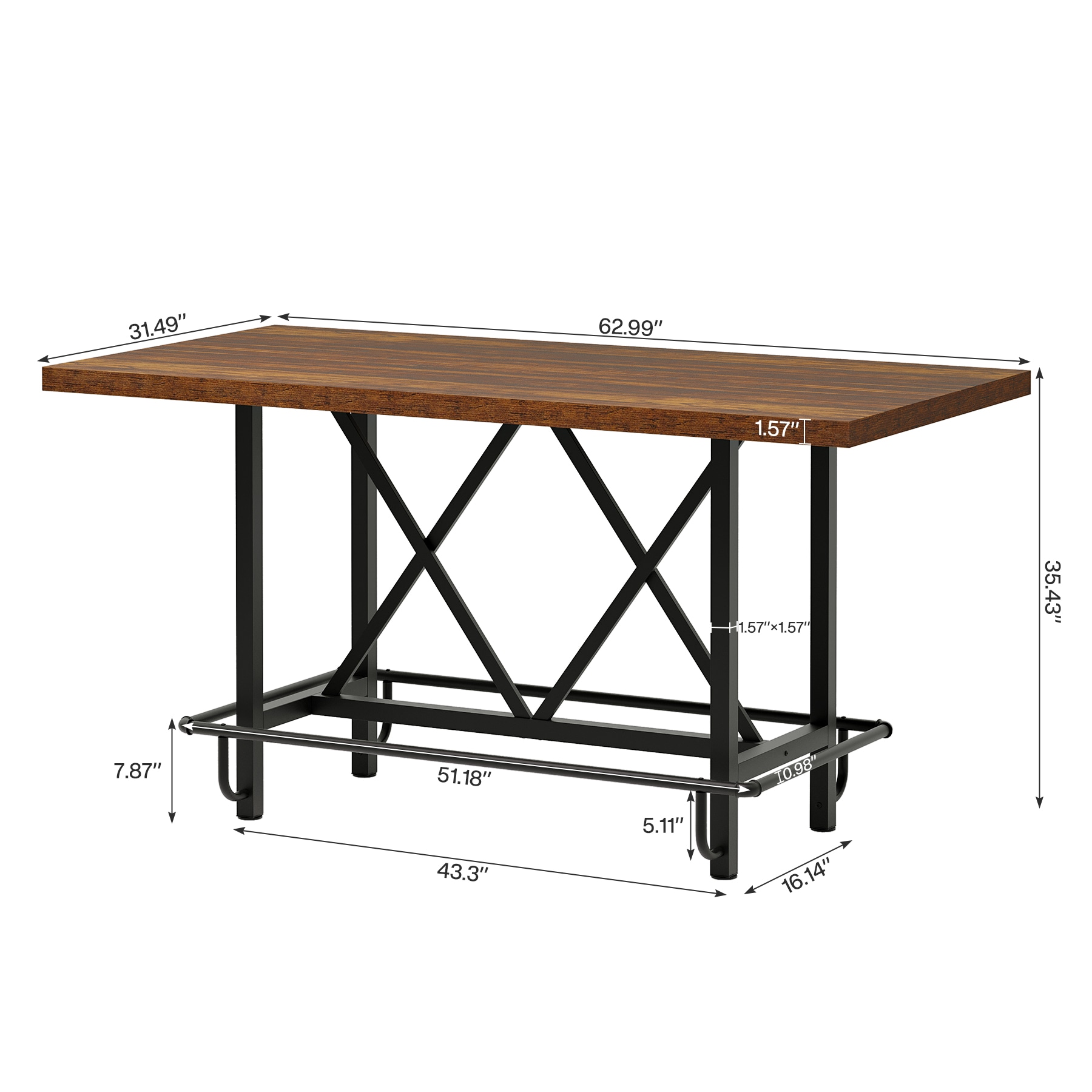 Fnova LWTJ-JW0778 Dining-Tables - View #3