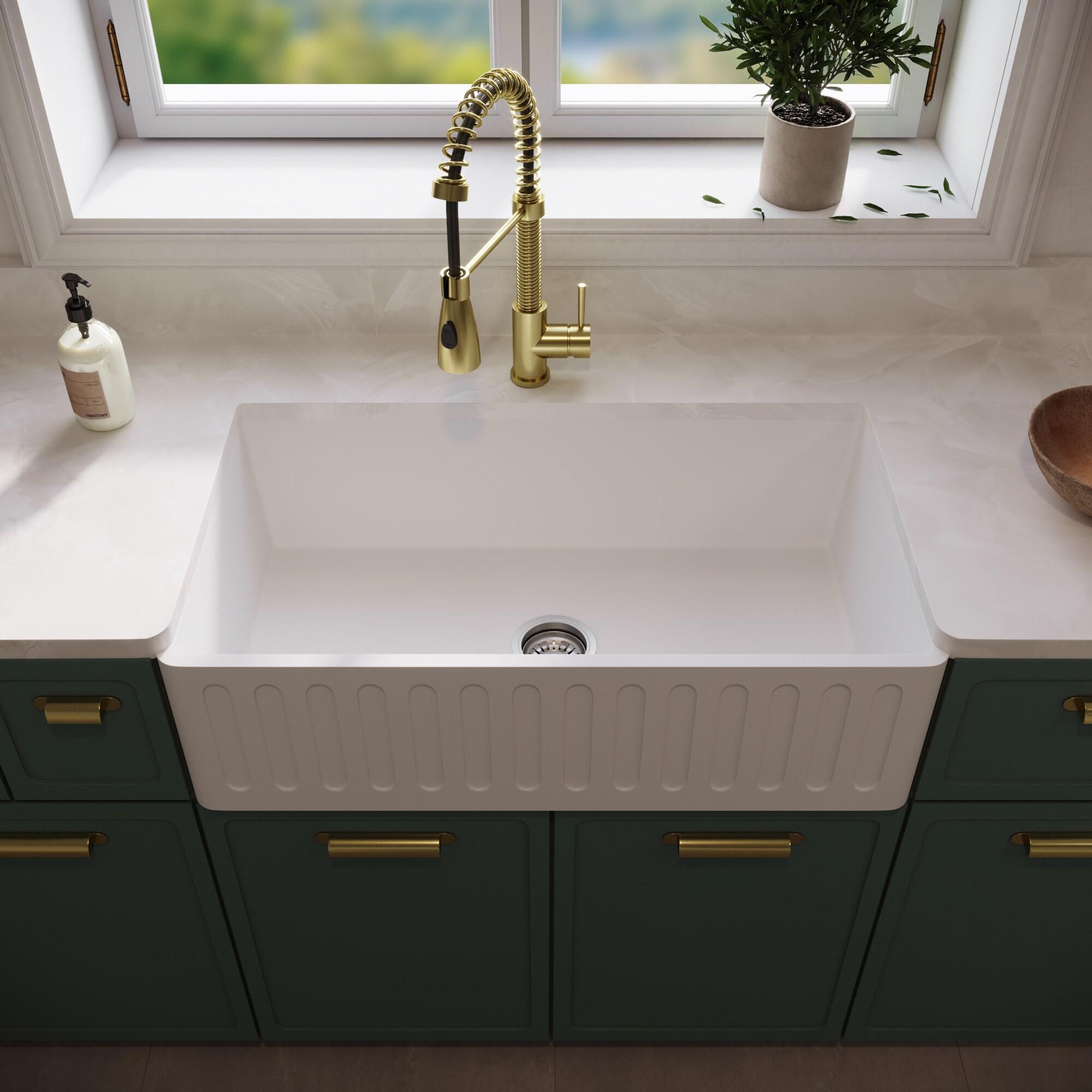 VIGO VGRA3318CS Kitchen-Sinks - View #2