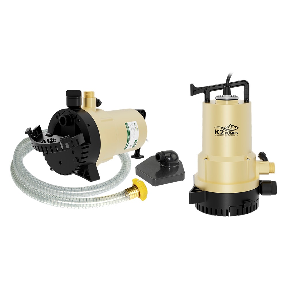 K2 Pumps UTM02501K 1/4-HP 115 -Volt 27-Gallon Thermoplastic Submersible utility pump