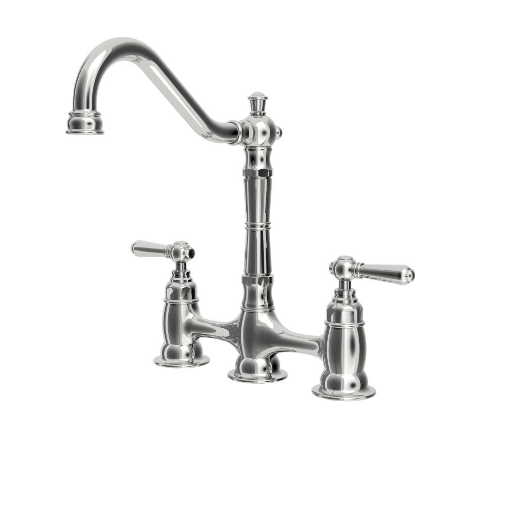 Pioneer Industries Americana Brushed Nickel Double Handle Kitchen Faucet 2am500 Bn At 1733