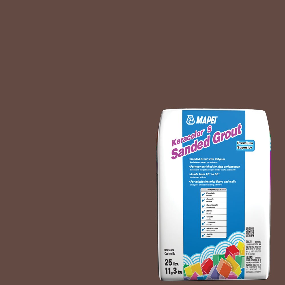 MAPEI 5UJ011411 Keracolor S Mahogany Sanded Grout (25-lb)