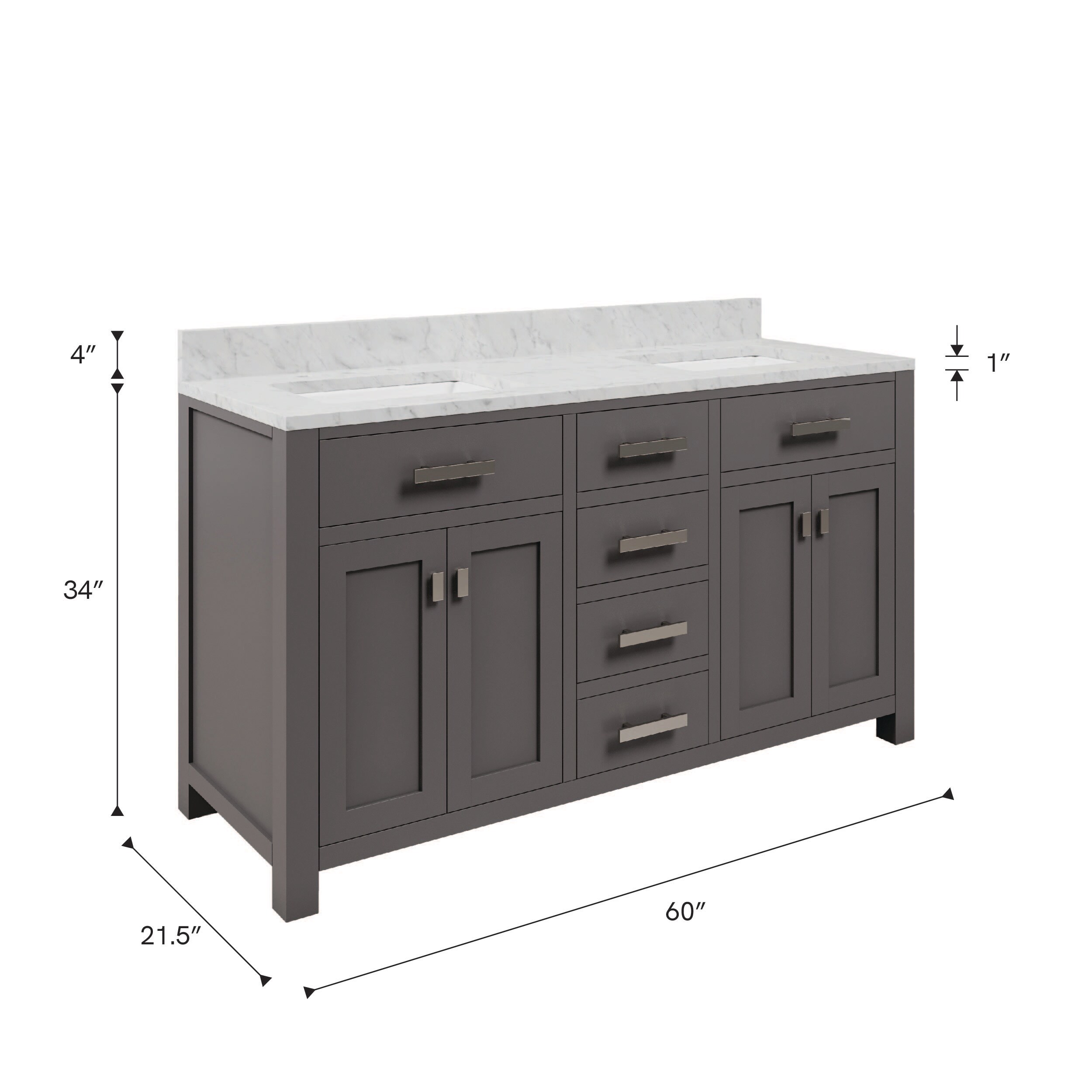 Water Creation MADISON60G Bath-Vanity-Combo - View #11