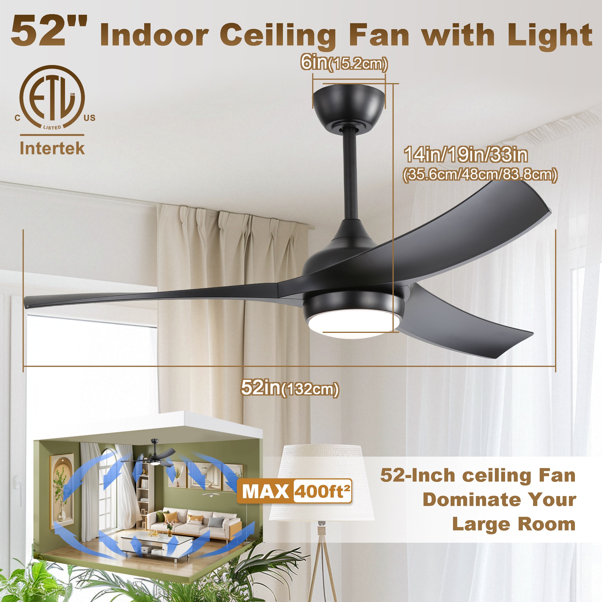 Sunrinx MG12-CF-8 Ceiling-Fans - View #8