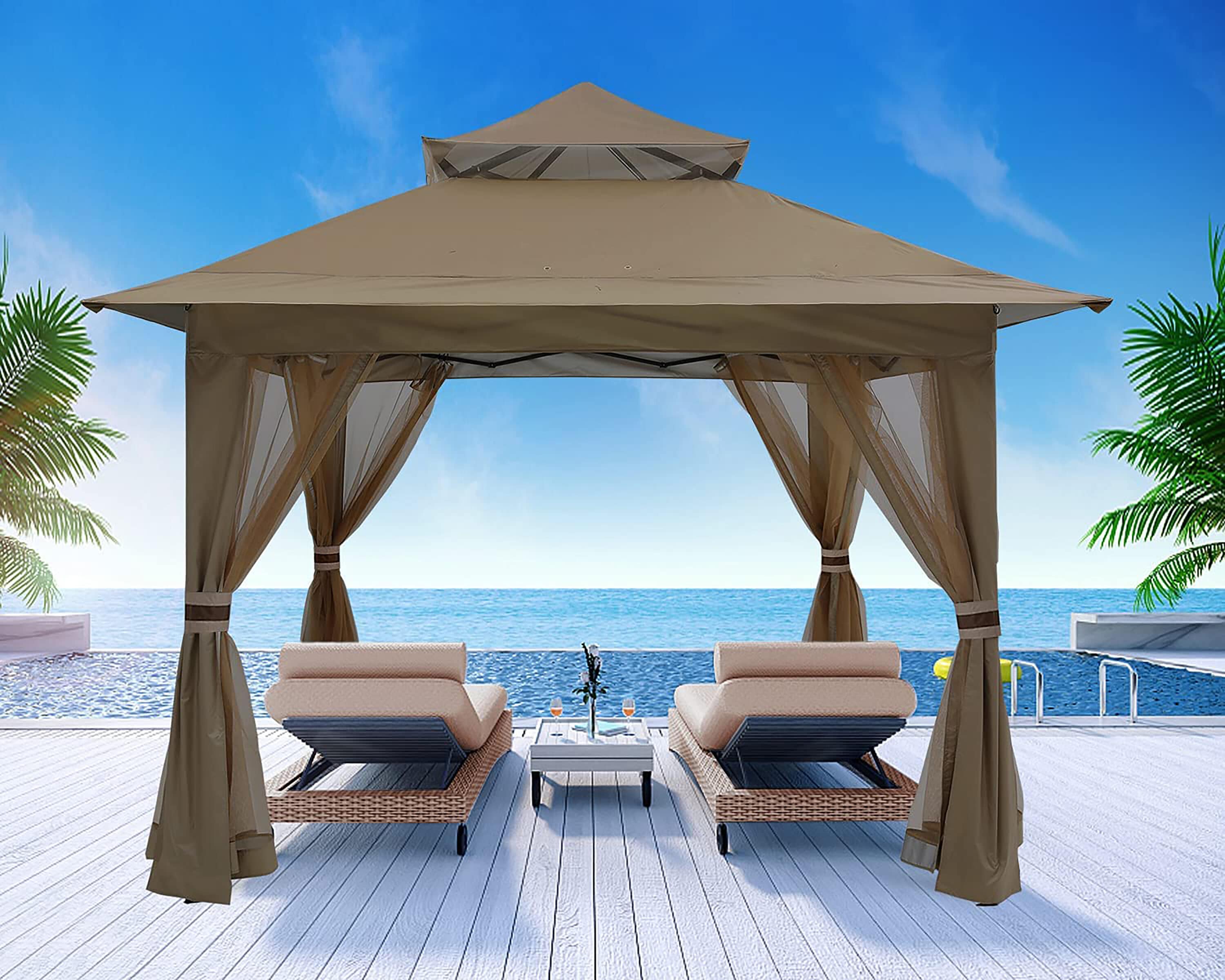 ABCCANOPY 13X13TYSW-BROWN Canopies-Sl - View #6
