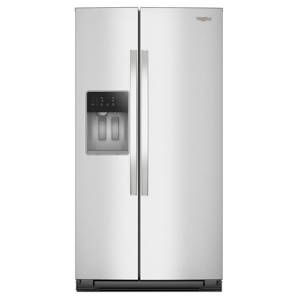 Whirlpool WRSF5536RZ 28.7-cu ft Side-by-Side Refrigerator with Ice Maker ,Water and Ice Dispenser ( Fingerprint Resistant Stainless Finish )