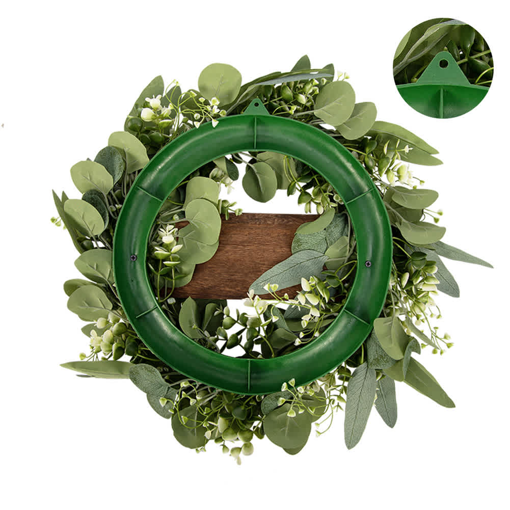 Qeetex JXNAG-FQZOL-UFL1CTUH Artificial-Thanksgiving-Wreaths - View #2