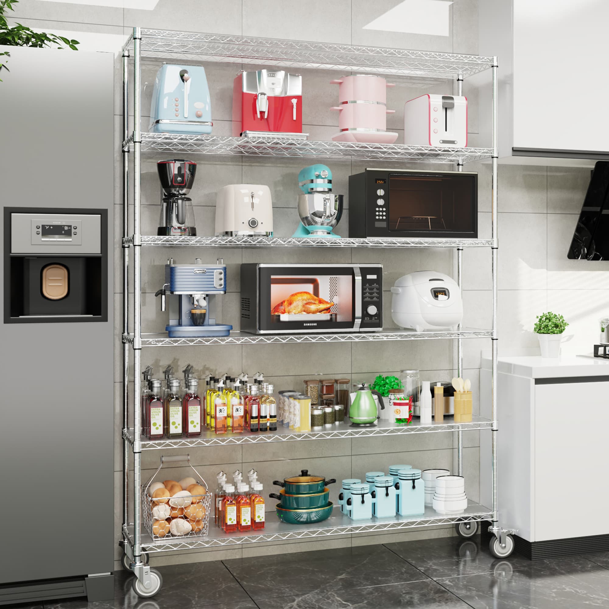 Gaierptone CRXUB9X3WH5 Free-Standing-Shelving - View #2