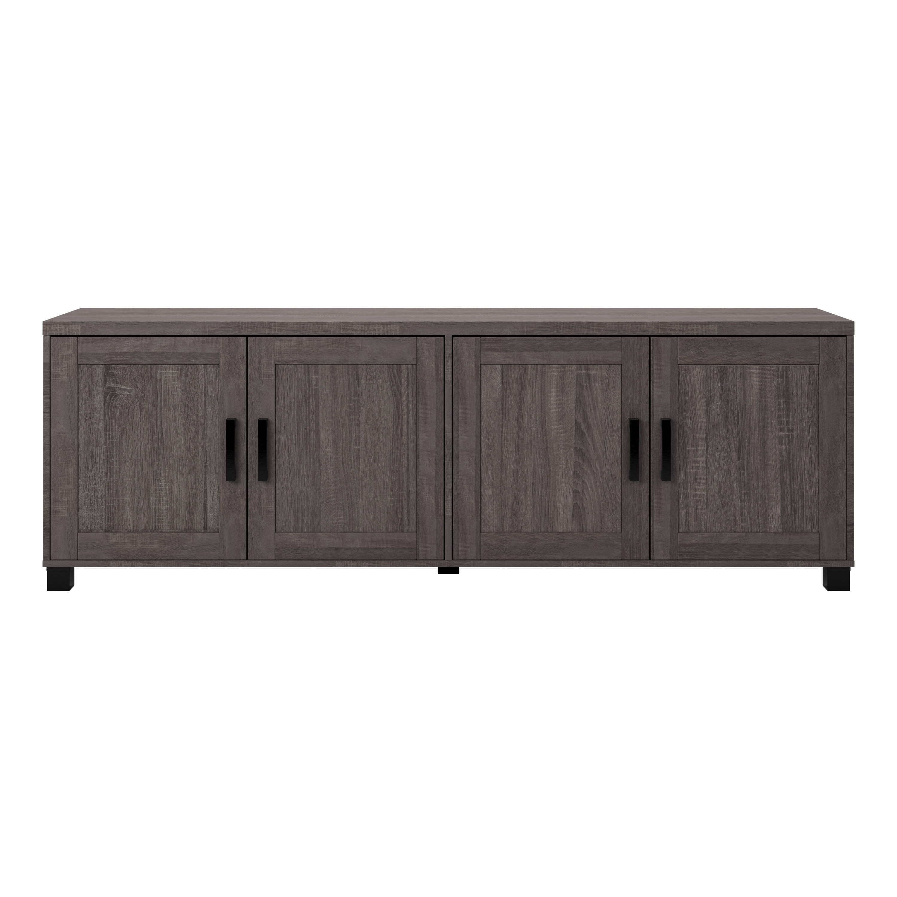 Virlomi Brown 71" Engineered Wood TV Stand with Cabinet