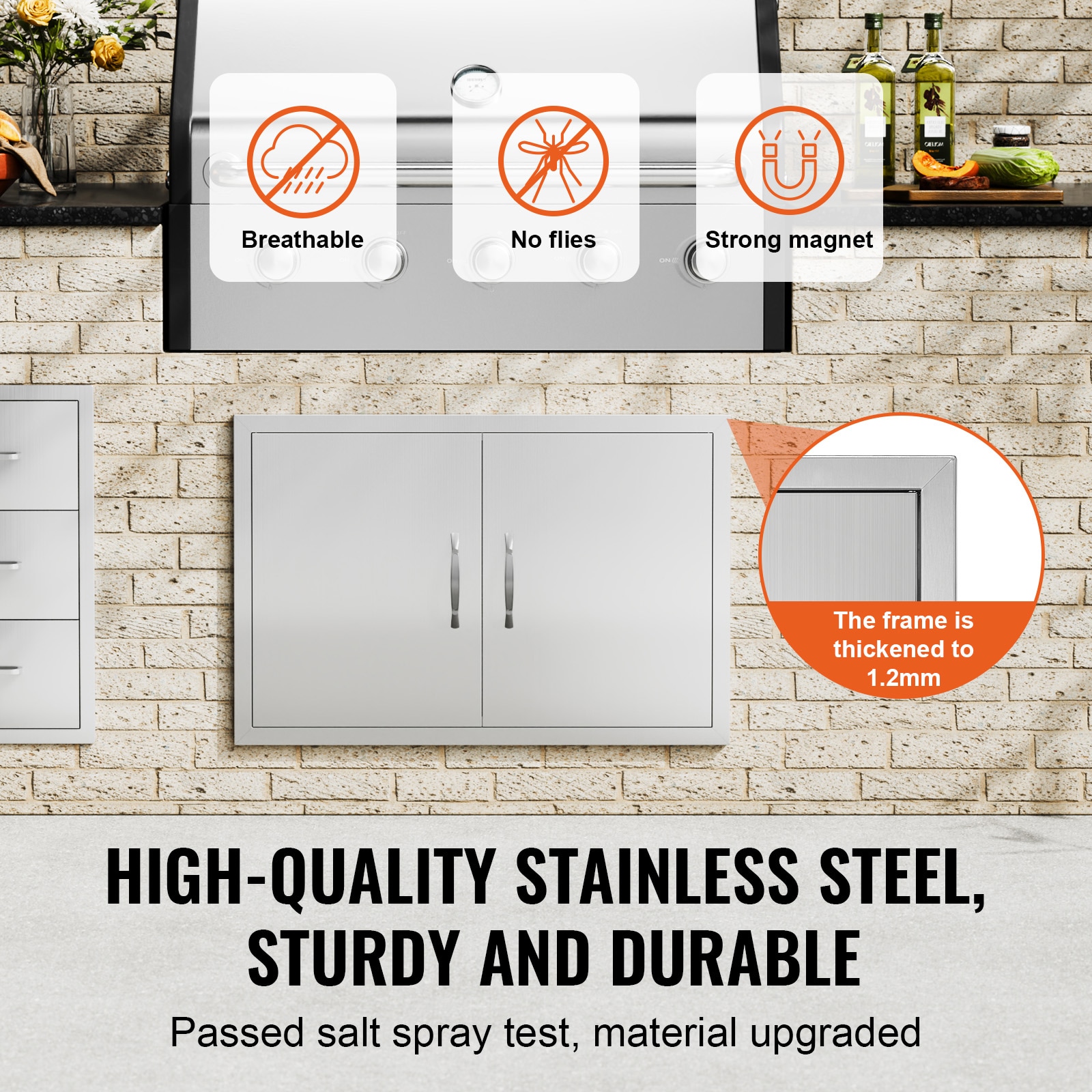 VEVOR SMMBSCJMYS33QVDXTV0 Builtin-Grill-Cabinet-Parts - View #6