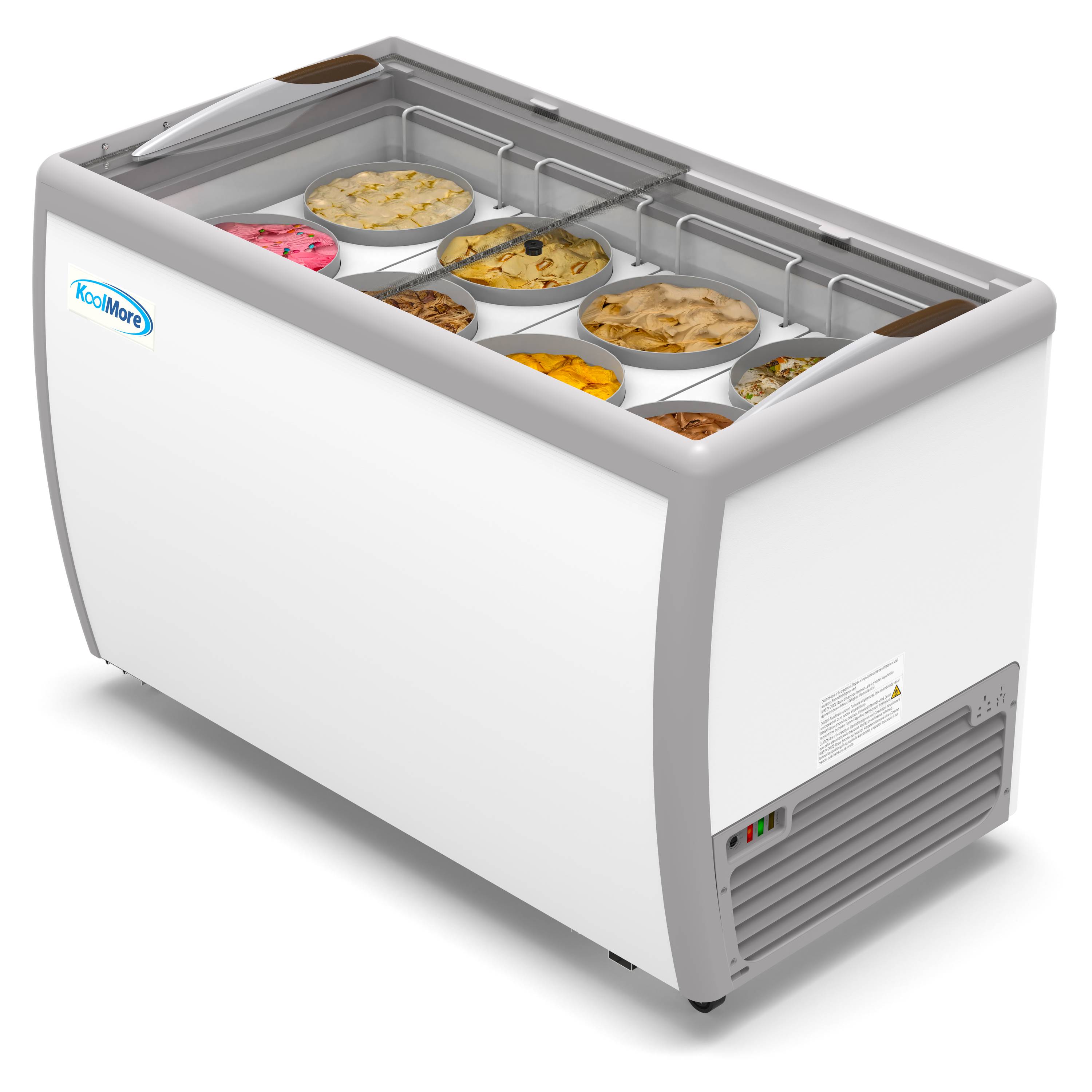 Metal Kitchen Box Freezer Food Storage Bin Freezer Ice Cream Container