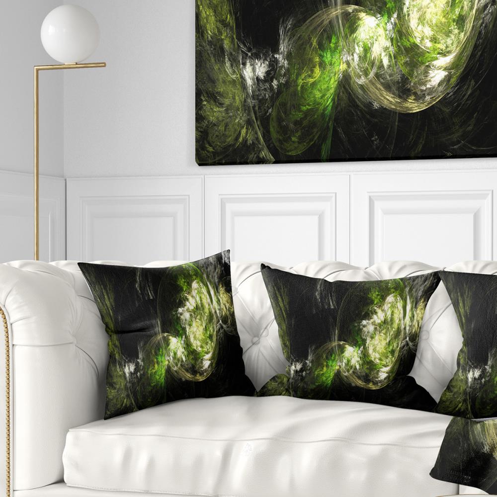 Designart CU7963-16-16 16-in x 16-in Green Indoor Decorative Pillow