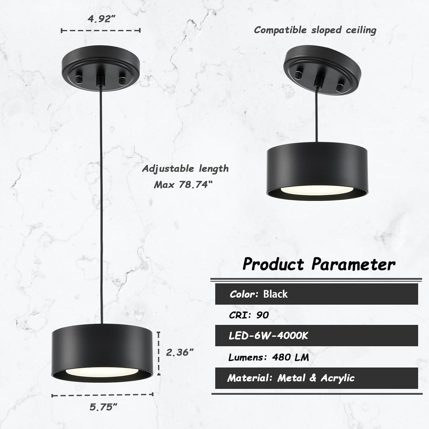Claxy AX-T5347DU-BK Pendant-Lights - View #3