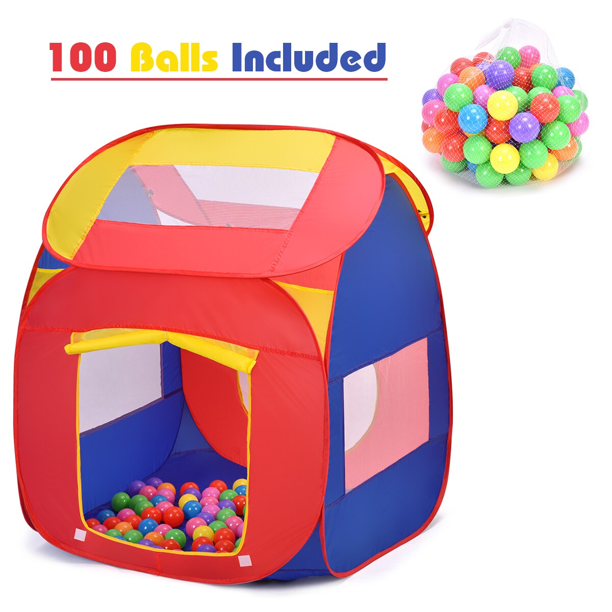 Portable Ocean Ball Pit Pool Creative Pretend Play Play Tent Lawn Party Toy 