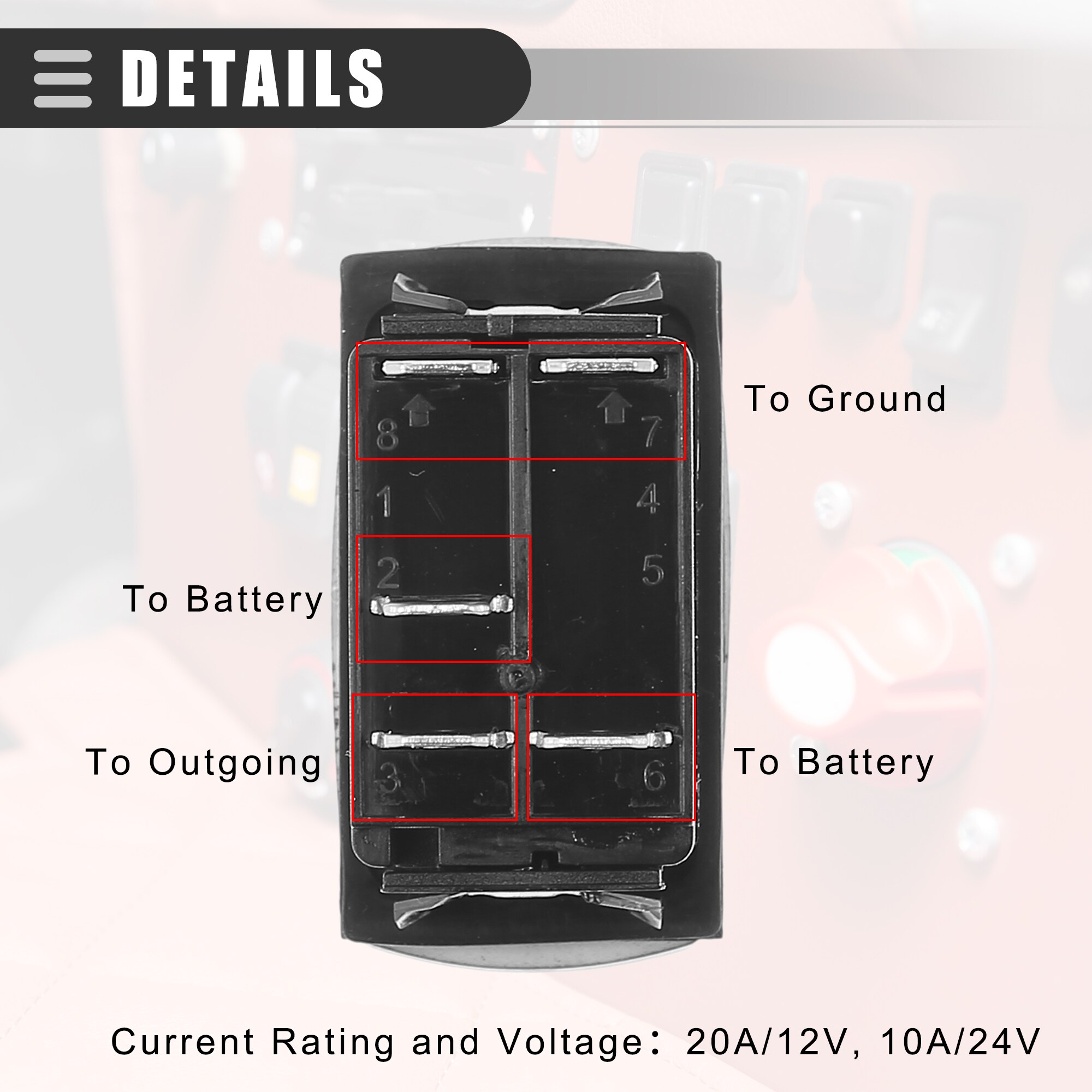 Unique Bargains S25120900UX4806 Automotive-Hardware - View #7