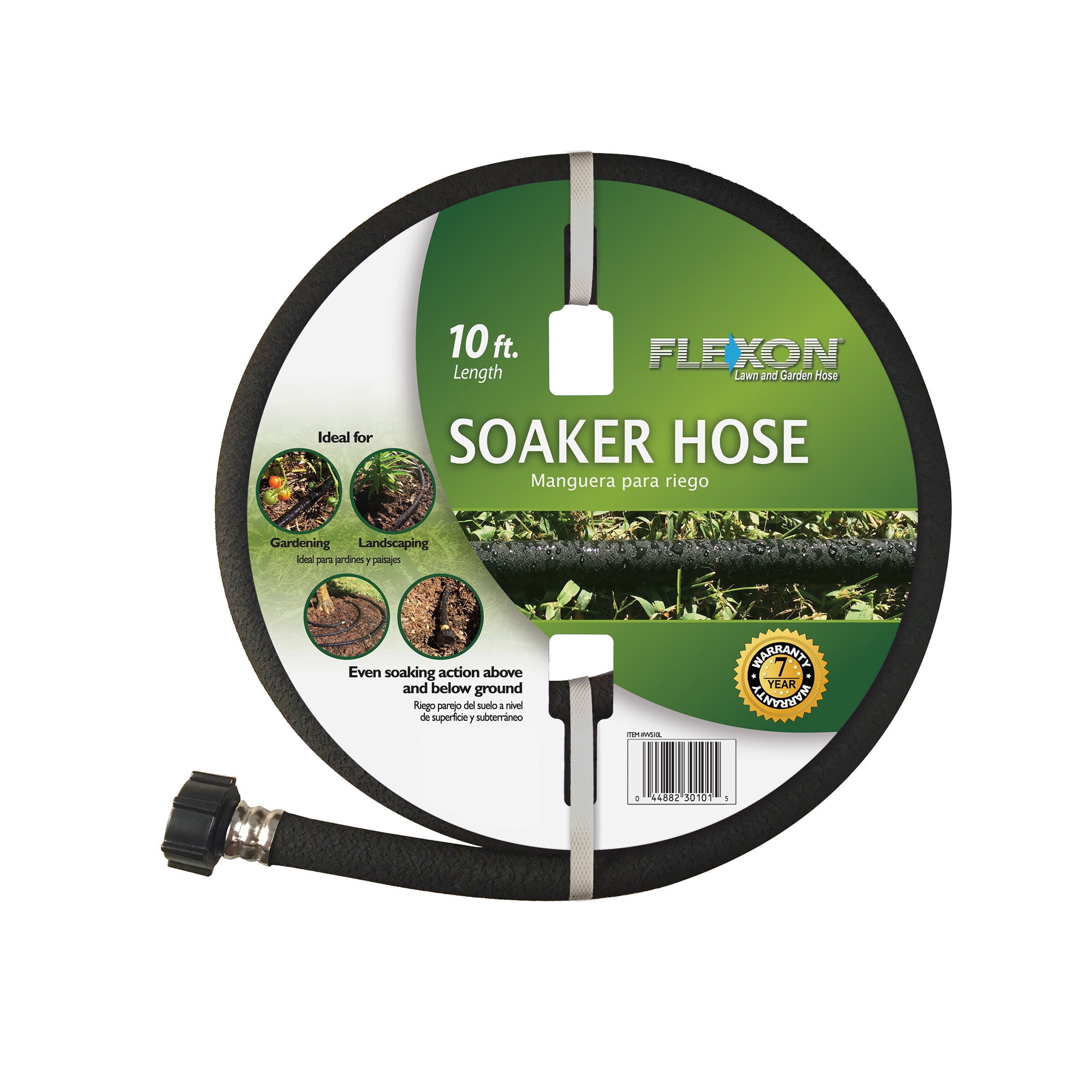 New SOAKER HOSE 118"/3M  almost 10 foot hose lightweight summer 