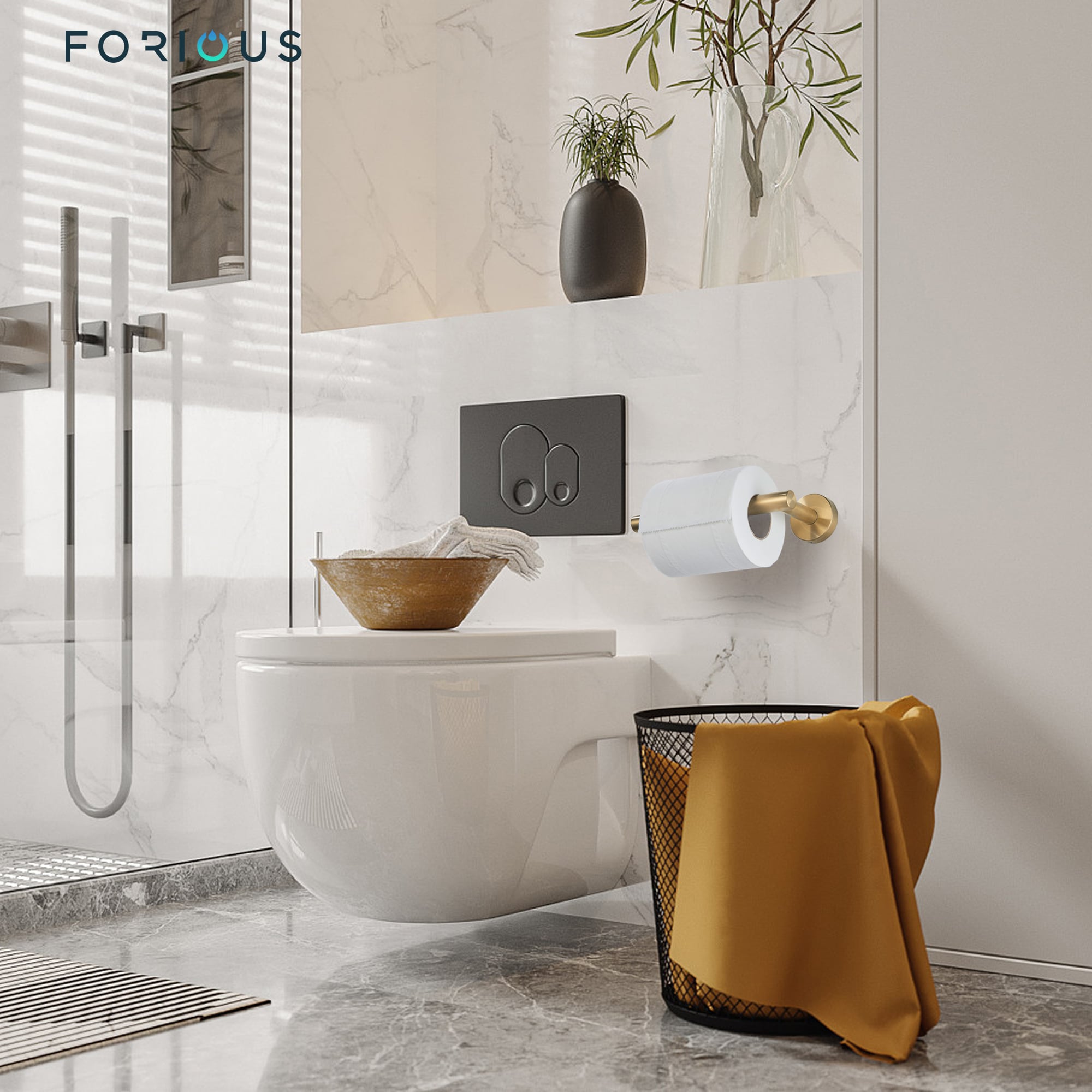 forious-gold-wall-mount-double-post-toilet-paper-holder-in-the-toilet