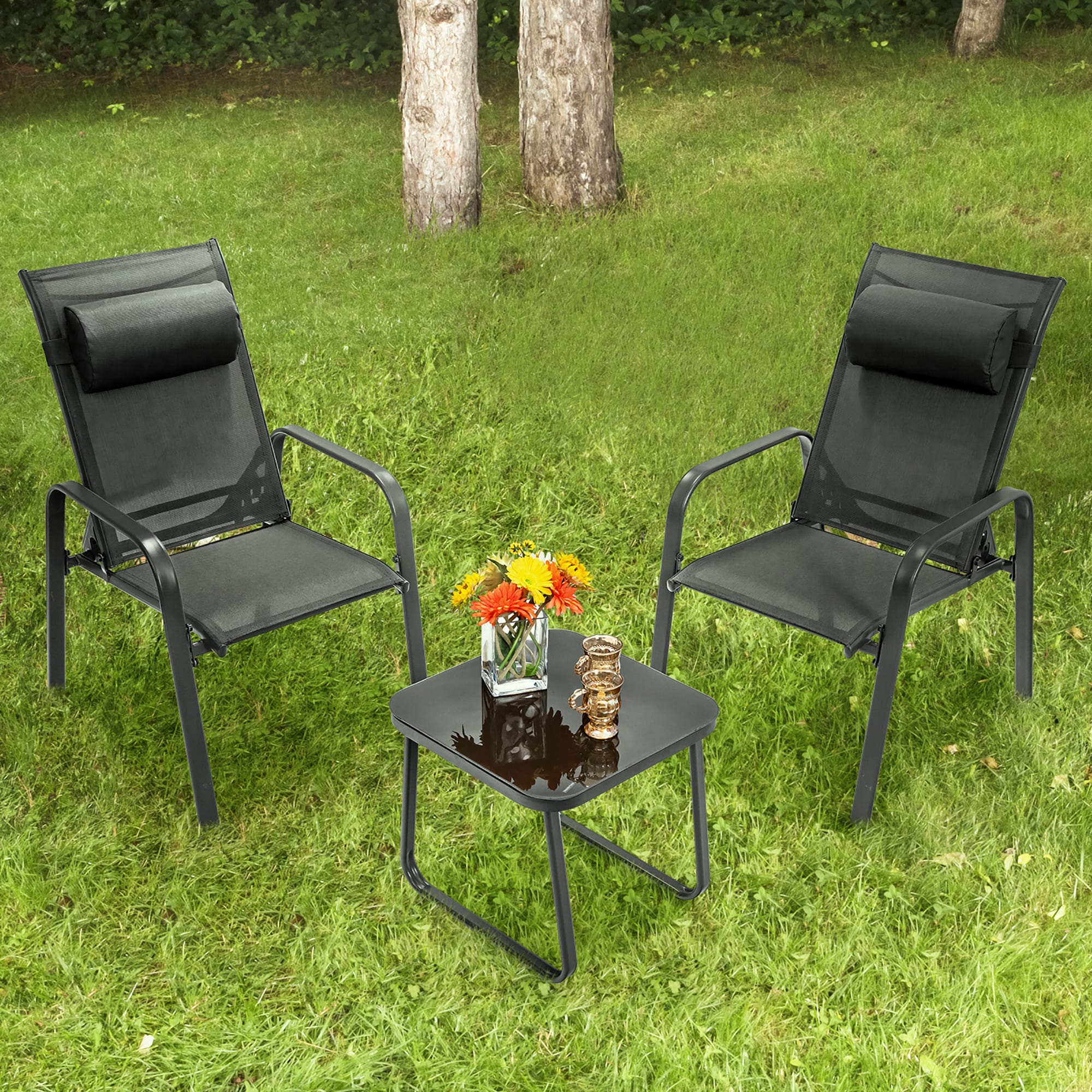Costway NP10222BK Patio-Conversation-Sets - View #8