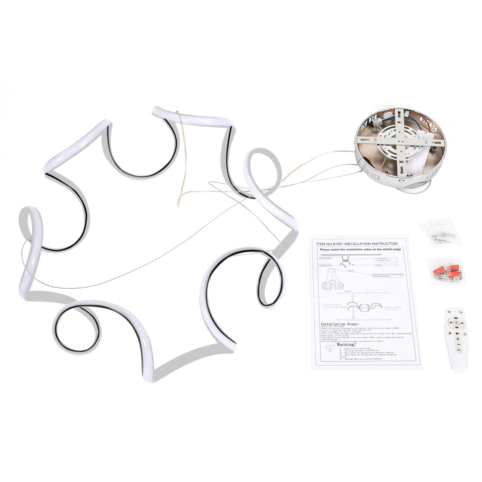 Oukaning JZUC63A299HCX Pendant-Lights - View #7