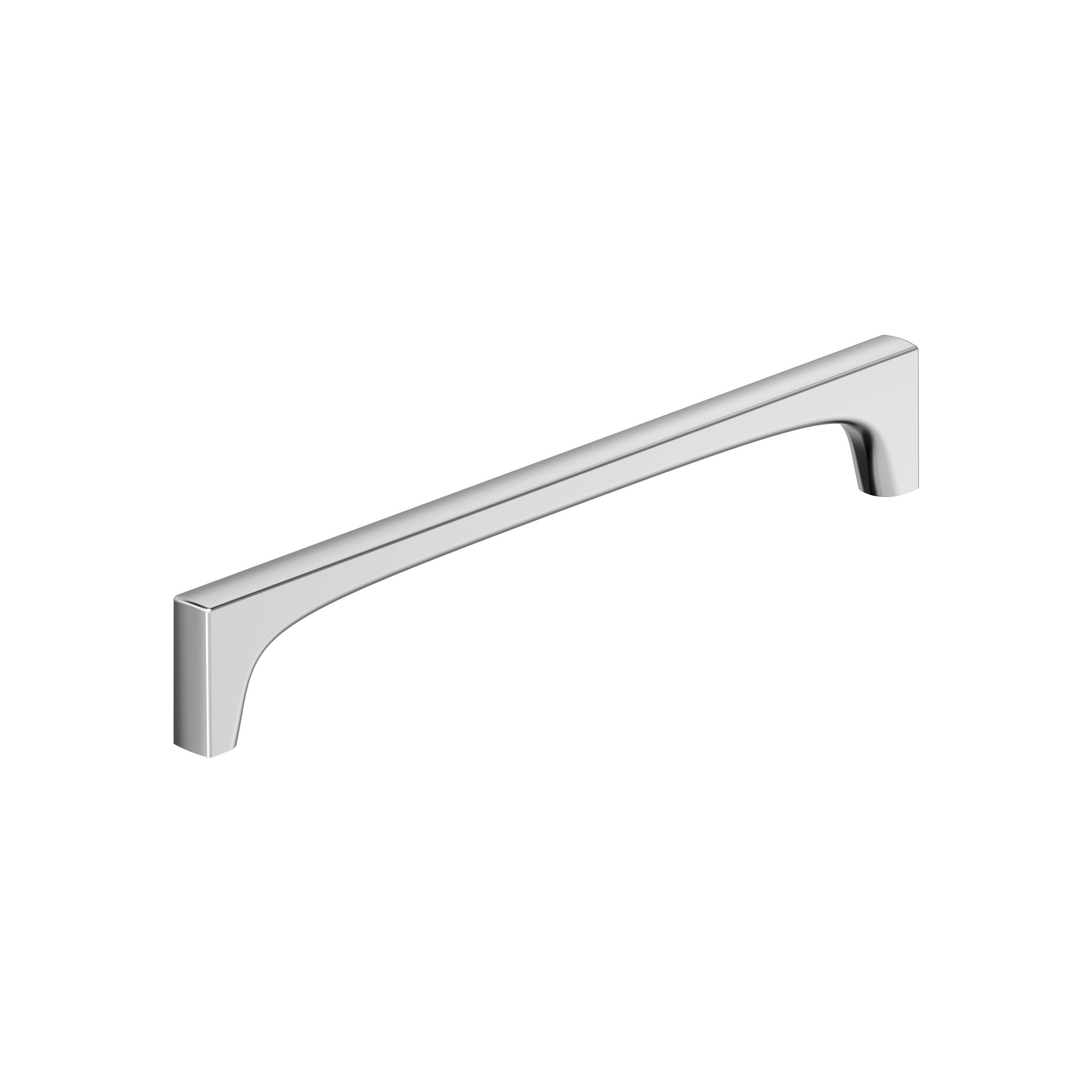 Amerock BP3742726 Merced 8-13/16-in , 224mm Center to Center Polished Chrome Rectangular Bar