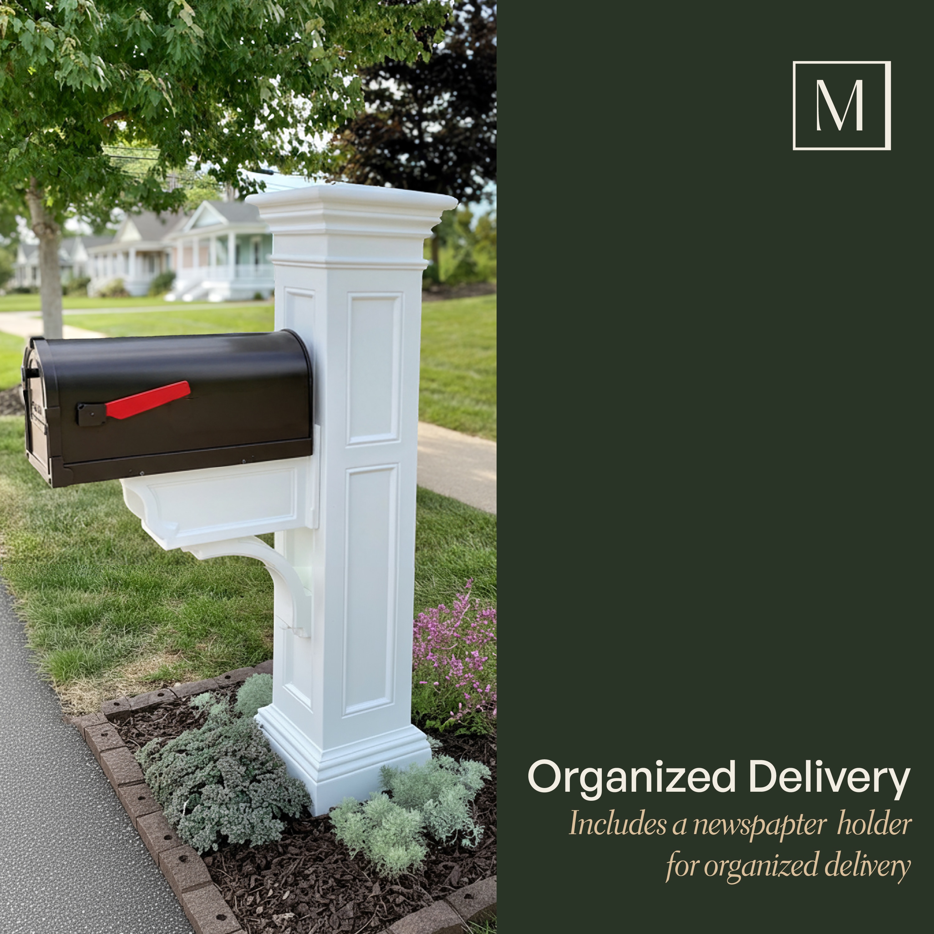 Mayne 5805-B Mailbox-Posts - View #7