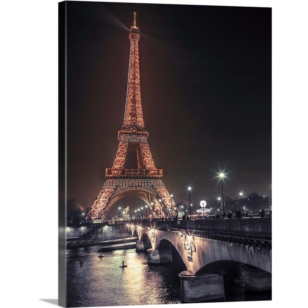 GreatBigCanvas Paris Nights by Assaf Frank Ca 40-in H x 30-in W ...