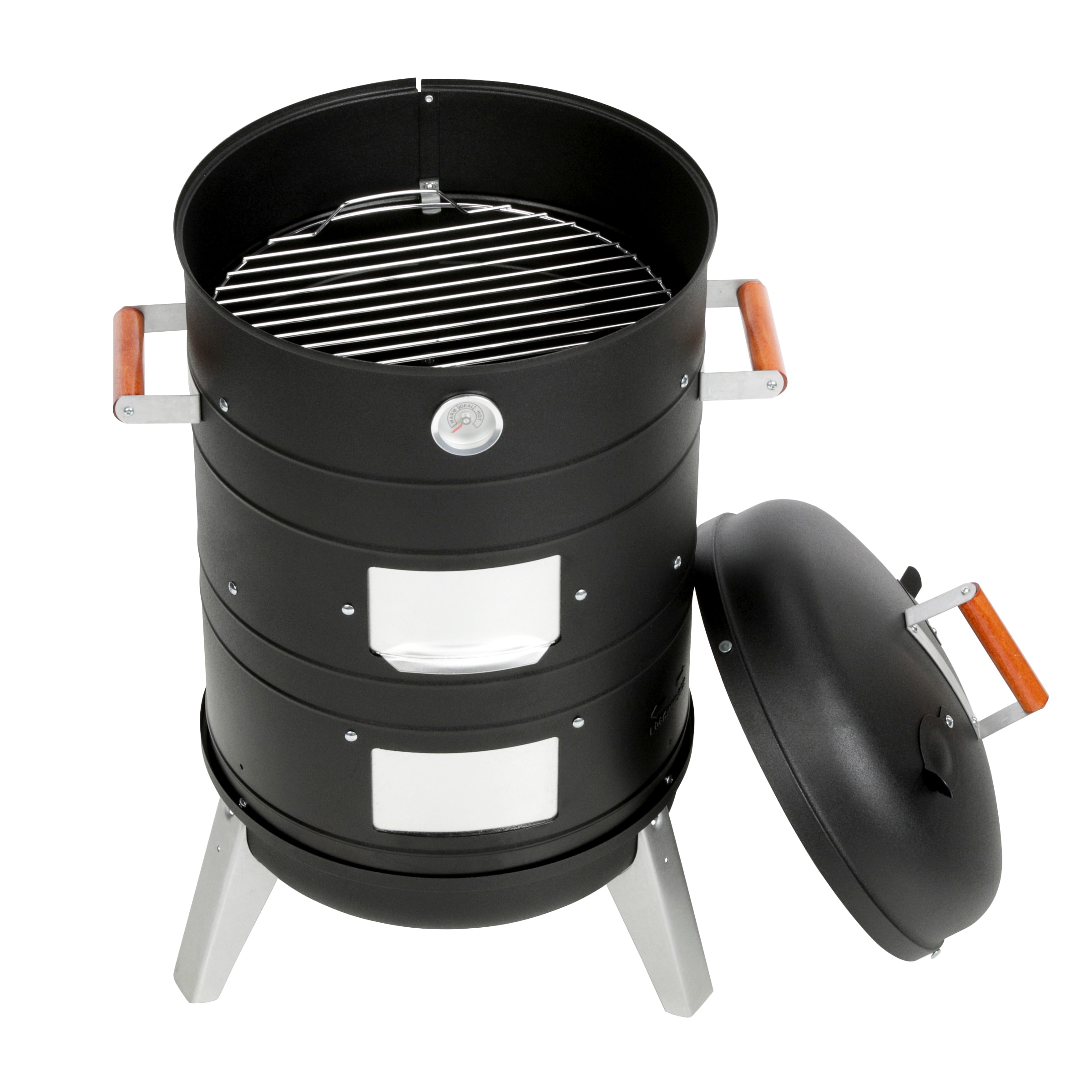 Southern Country 351-Sq in Black Vertical Charcoal Smoker