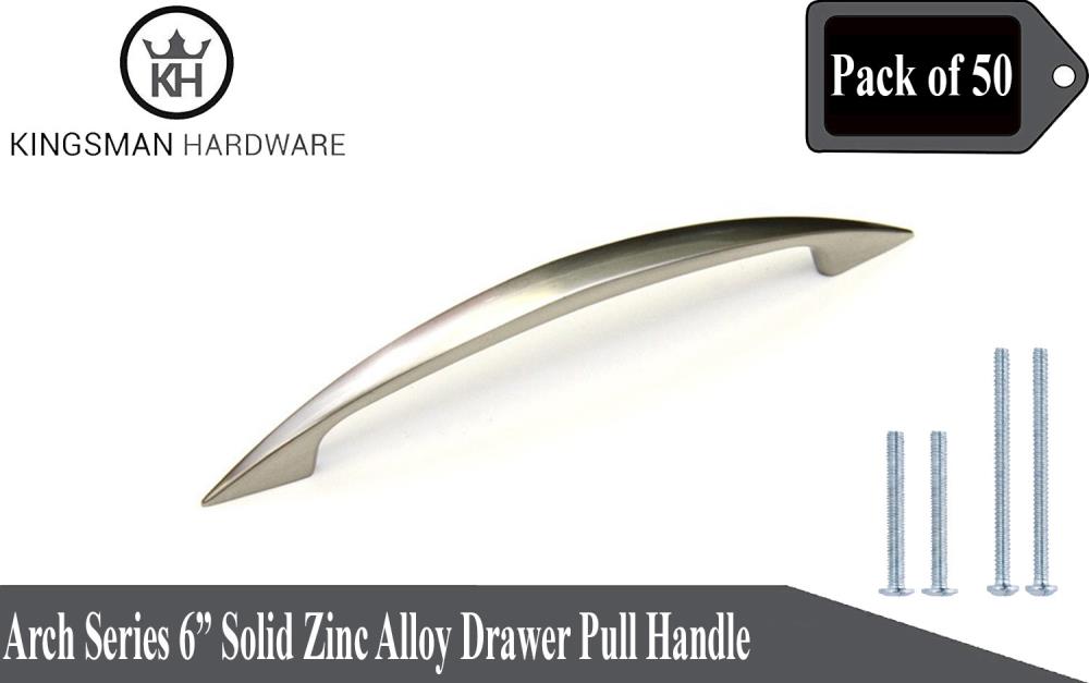Kingsman Hardware 853-6-50 Cabinet-Pulls - View #2