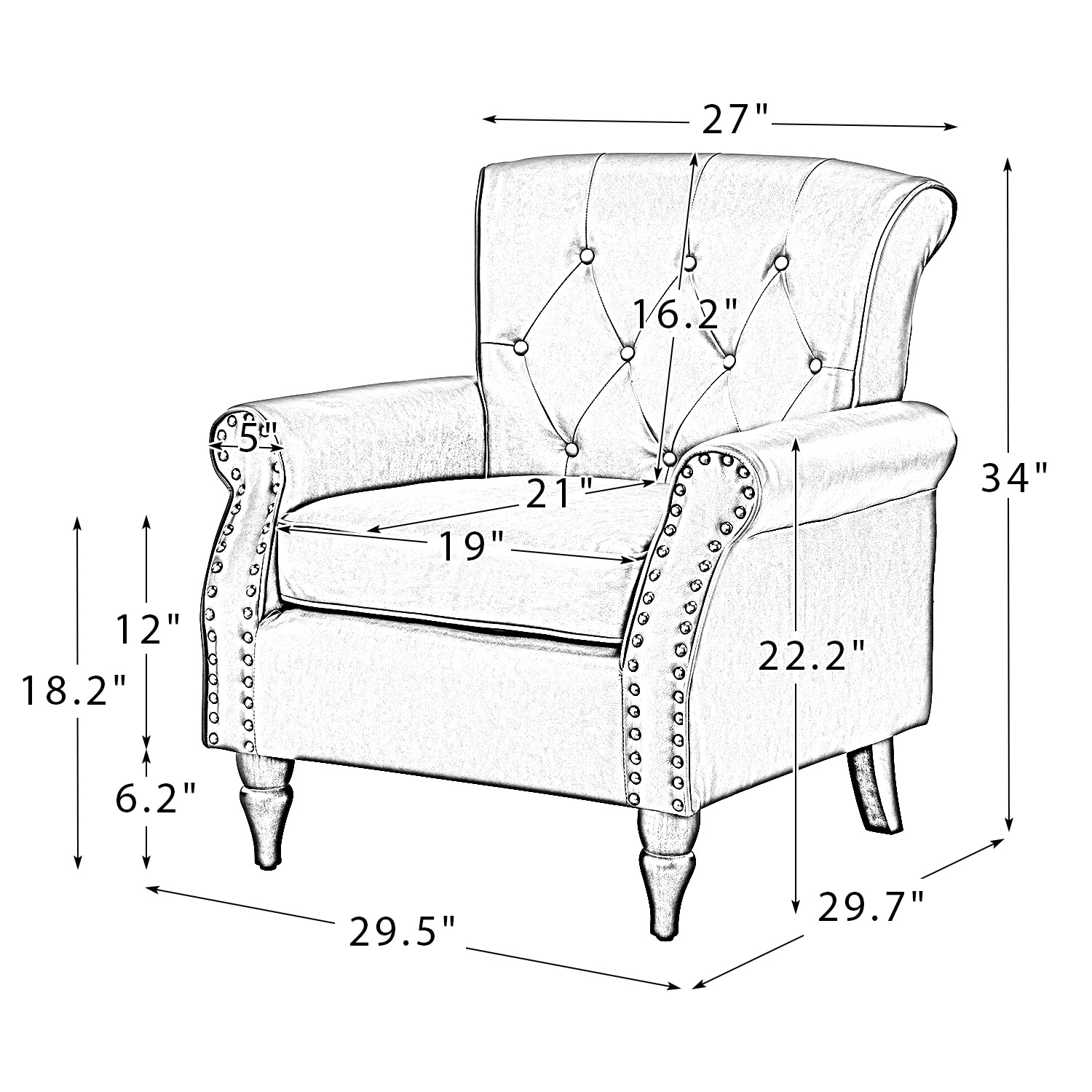 14 Karat Home CHM0528-IVORY chairs - View #8