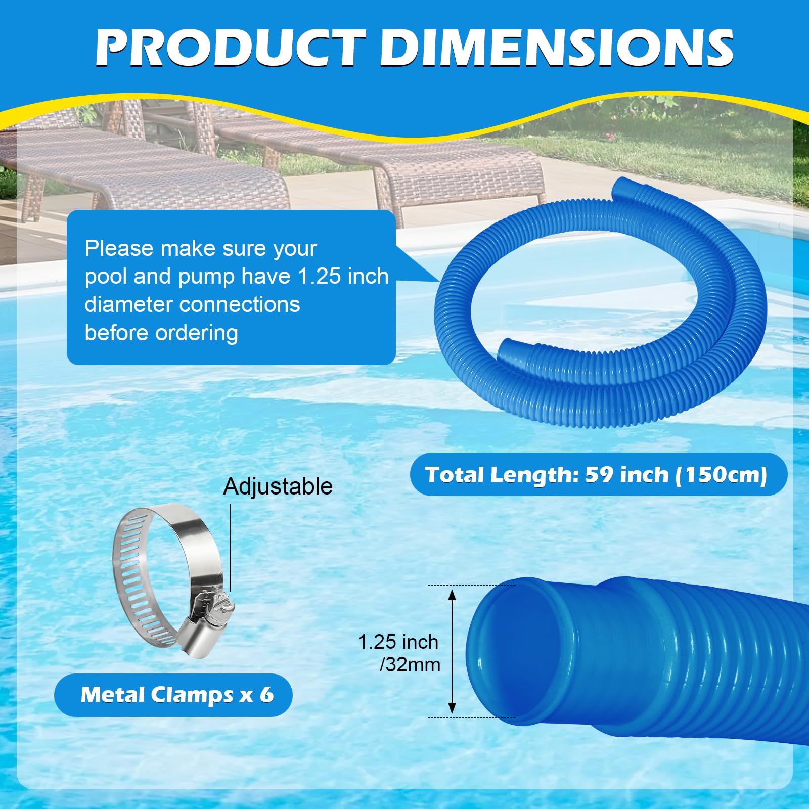 KIWDZFU LKI0818A1891 Pool-Hoses - View #2